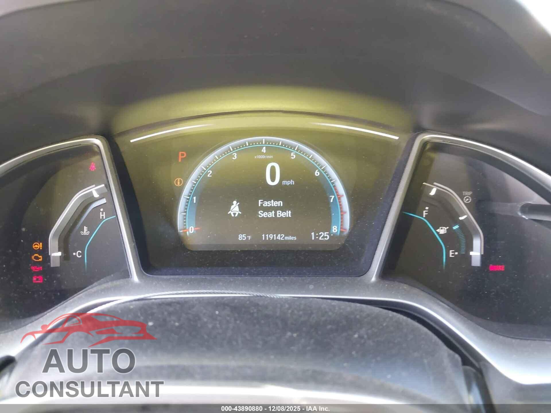 HONDA CIVIC 2016 - 2HGFC2F75GH577468
