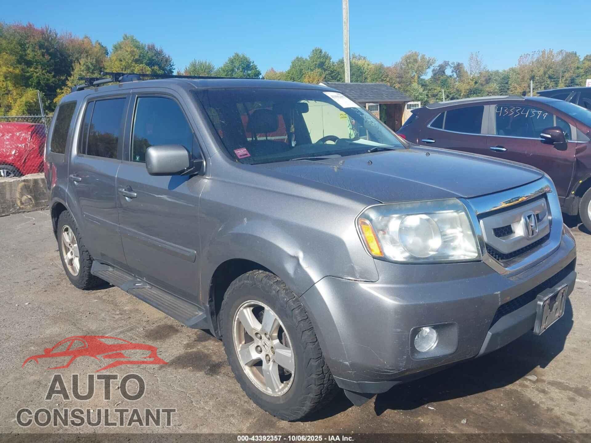 HONDA PILOT 2009 - 5FNYF48629B027992