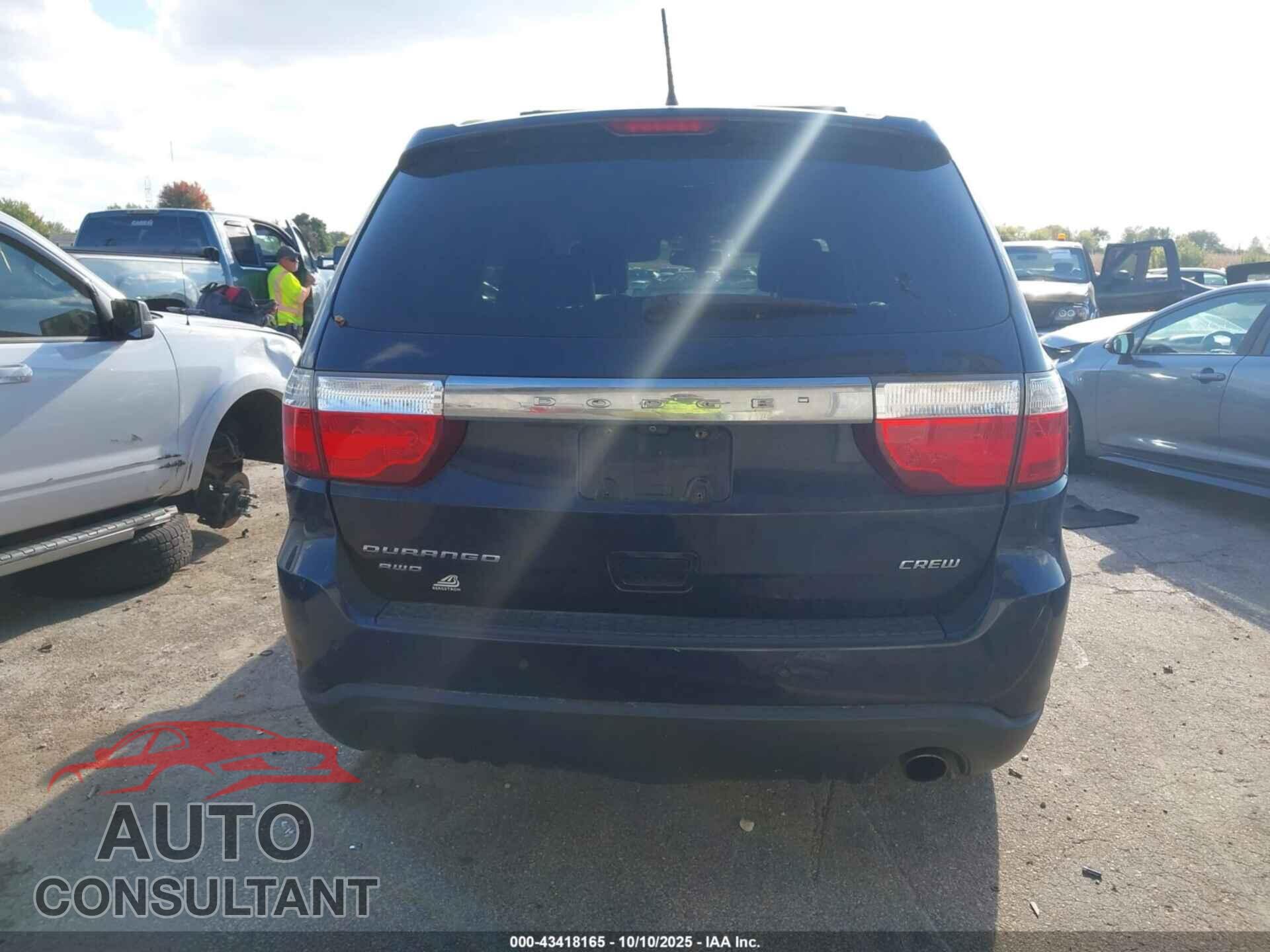 DODGE DURANGO 2013 - 1C4RDJDG4DC509392