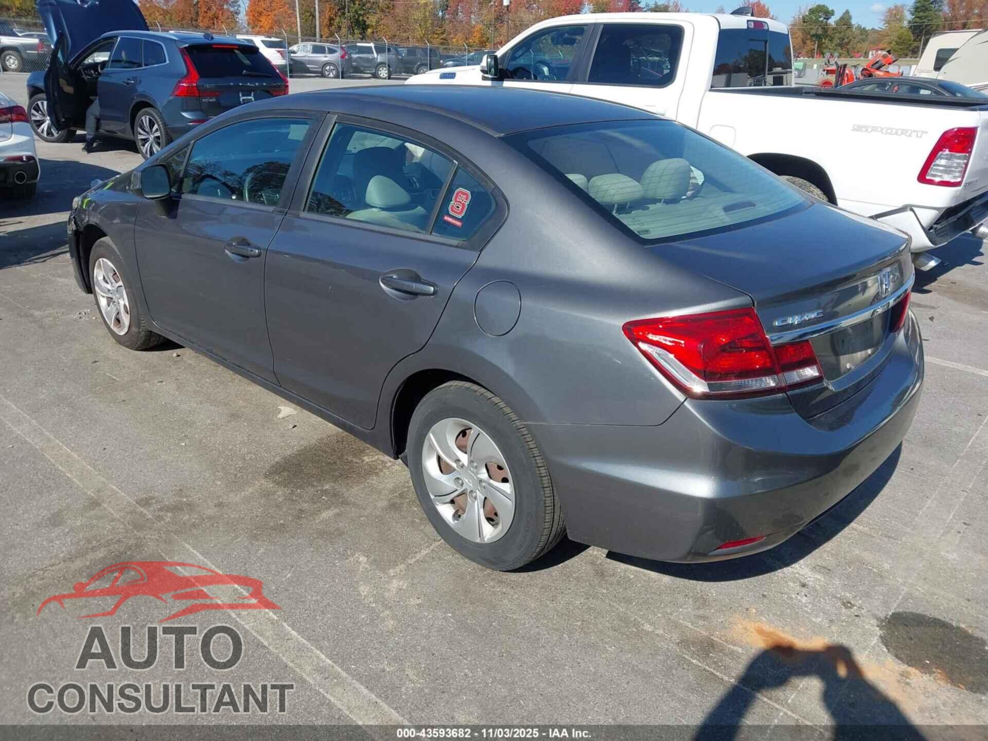 HONDA CIVIC 2013 - 2HGFB2F53DH520859
