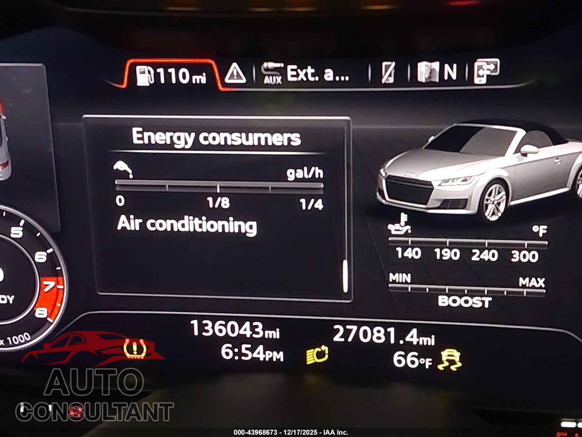 AUDI TT 2018 - TRUT5CFV2J1014342