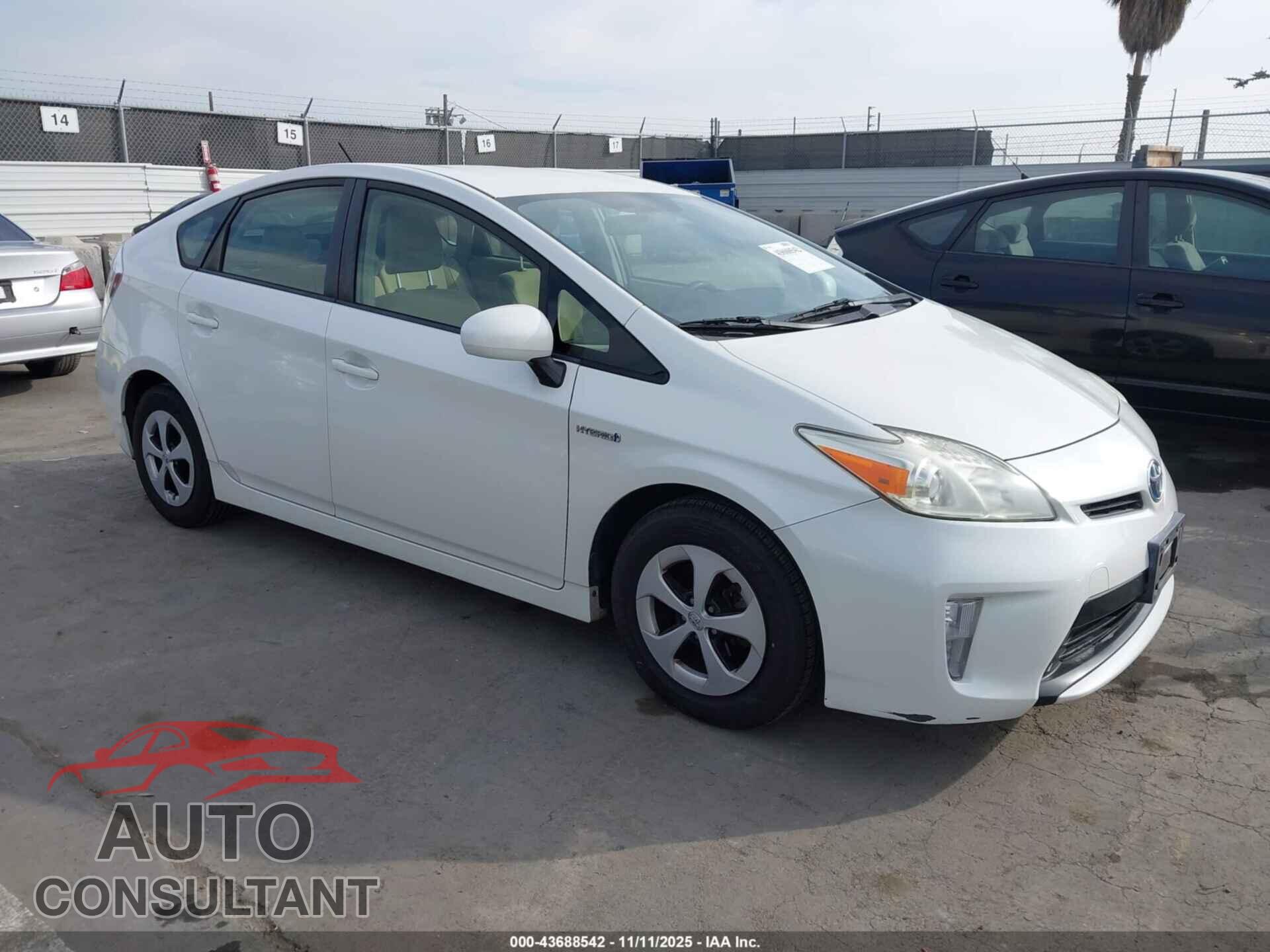 TOYOTA PRIUS 2012 - JTDKN3DU6C5455161