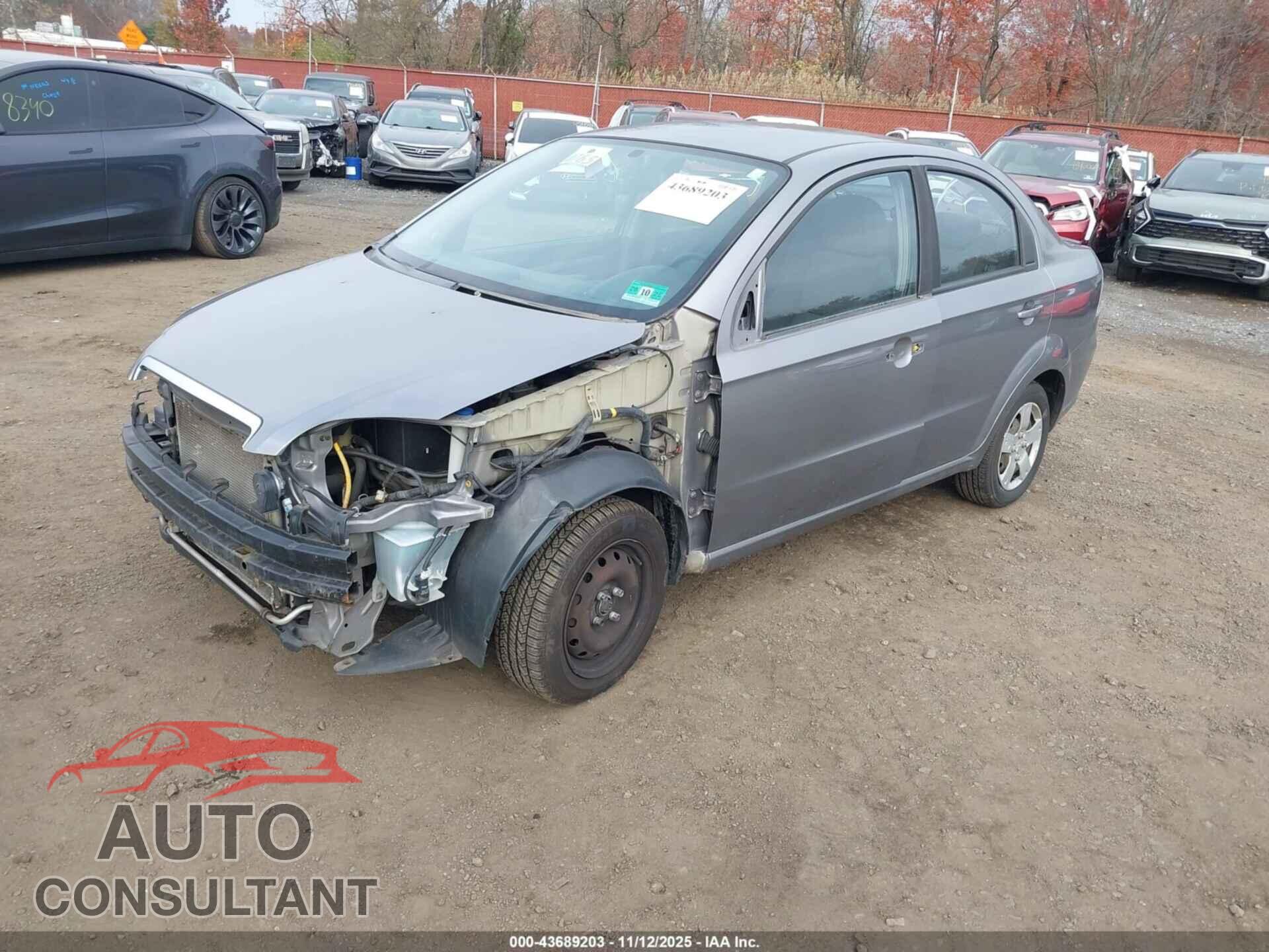 CHEVROLET AVEO 2011 - KL1TD5DEXBB211032