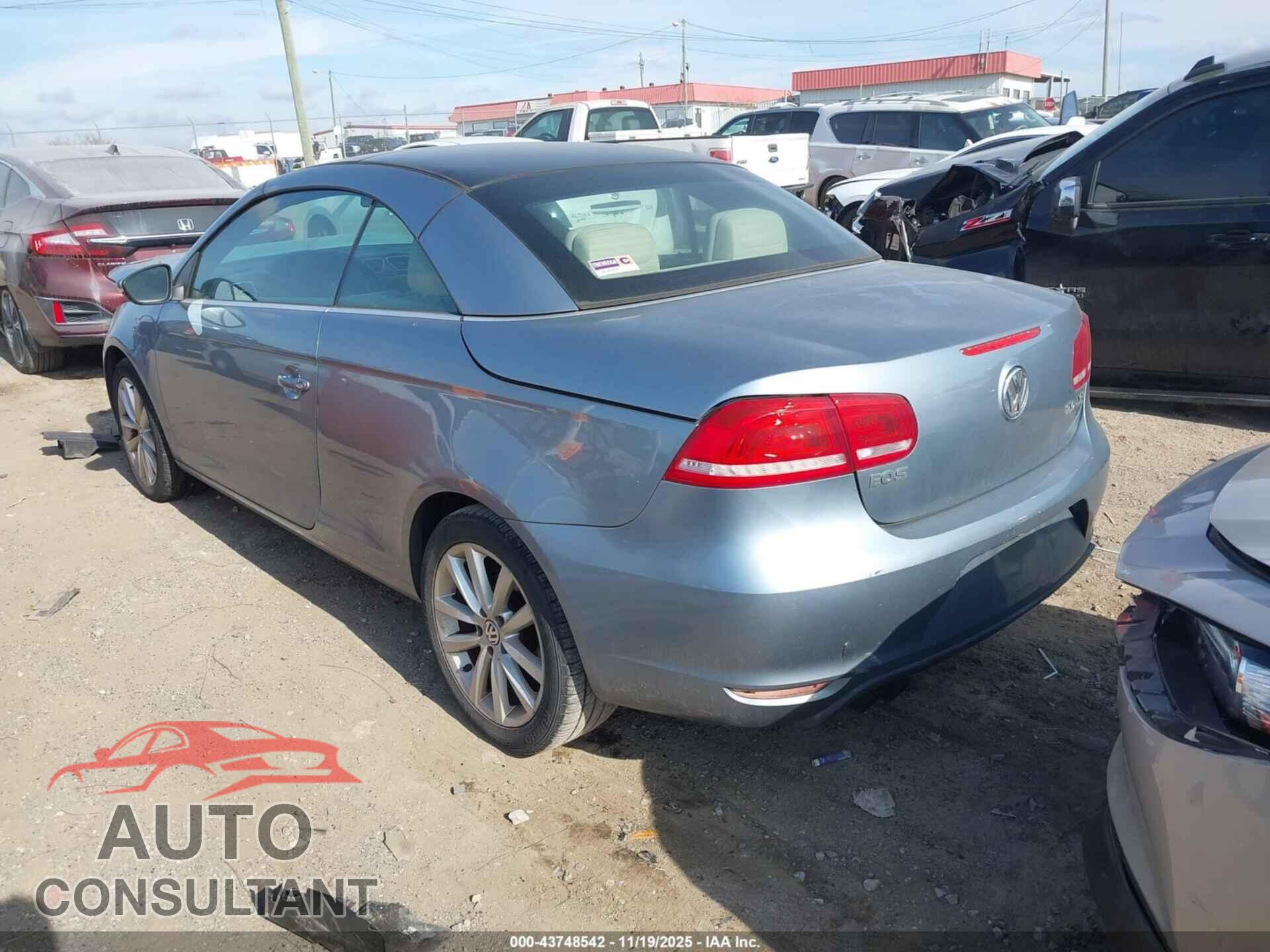 VOLKSWAGEN EOS 2014 - WVWBW8AH3EV005343