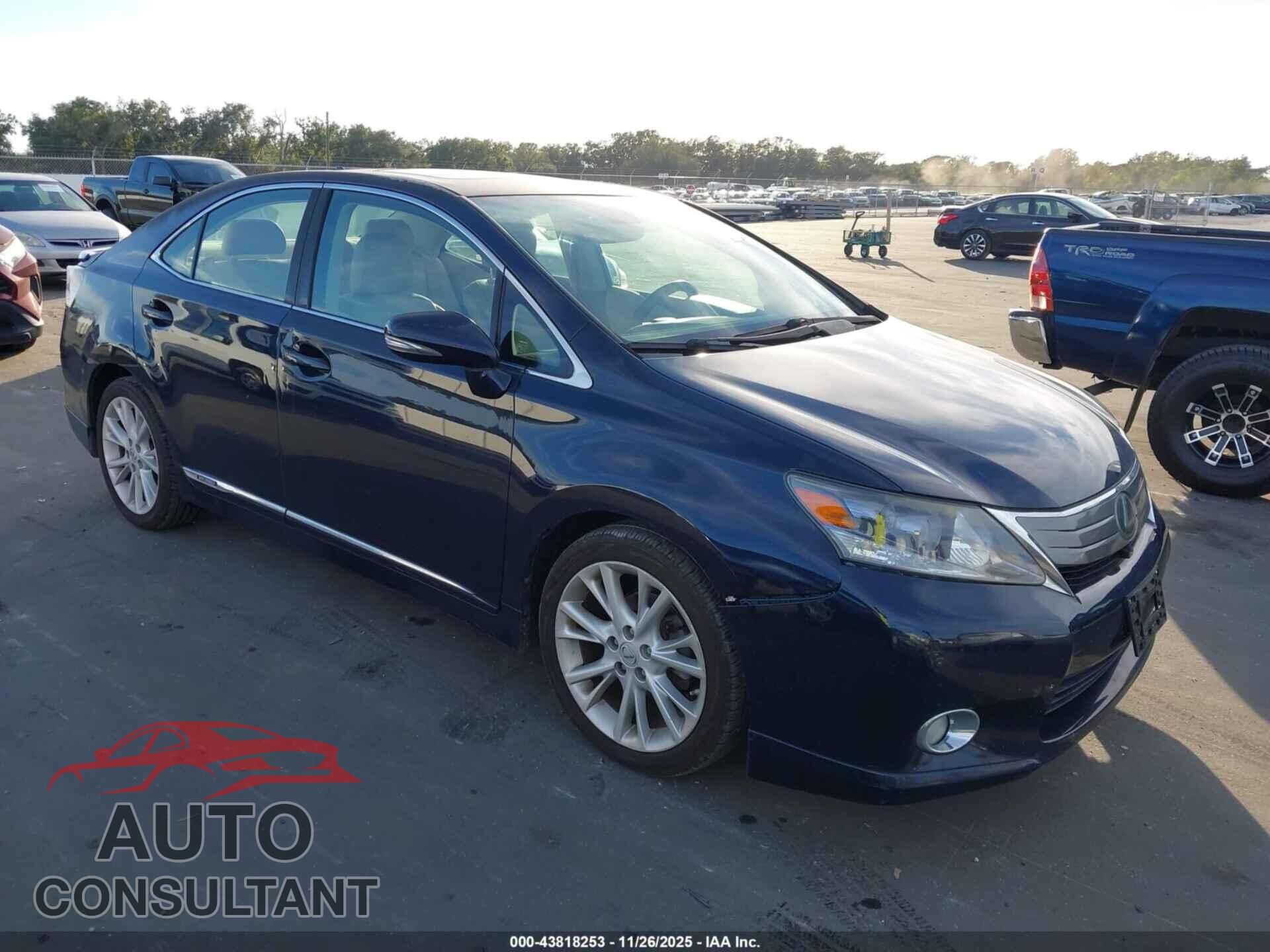 LEXUS HS 250H 2010 - JTHBB1BA2A2010127