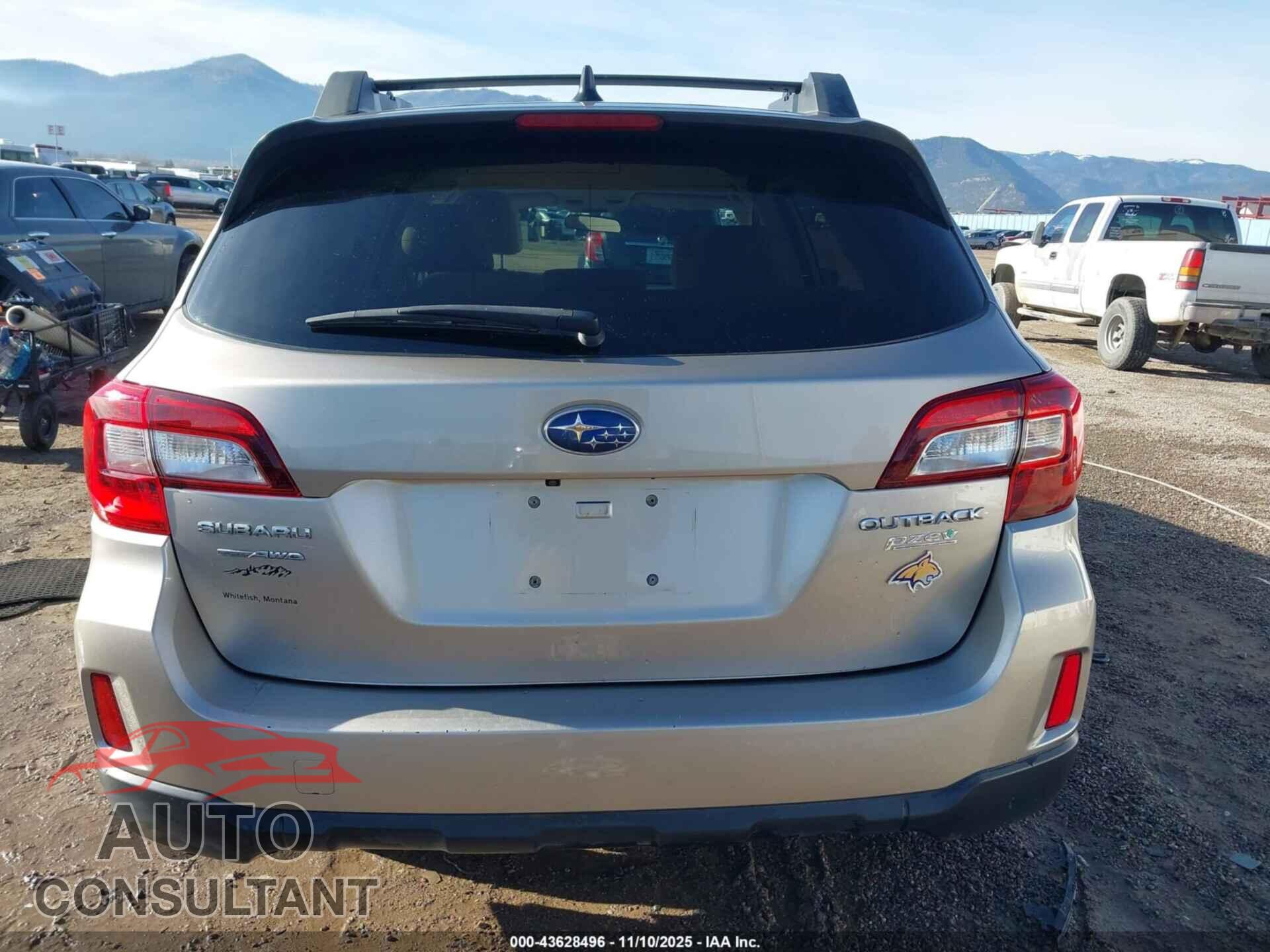 SUBARU OUTBACK 2016 - 4S4BSACC2G3263237