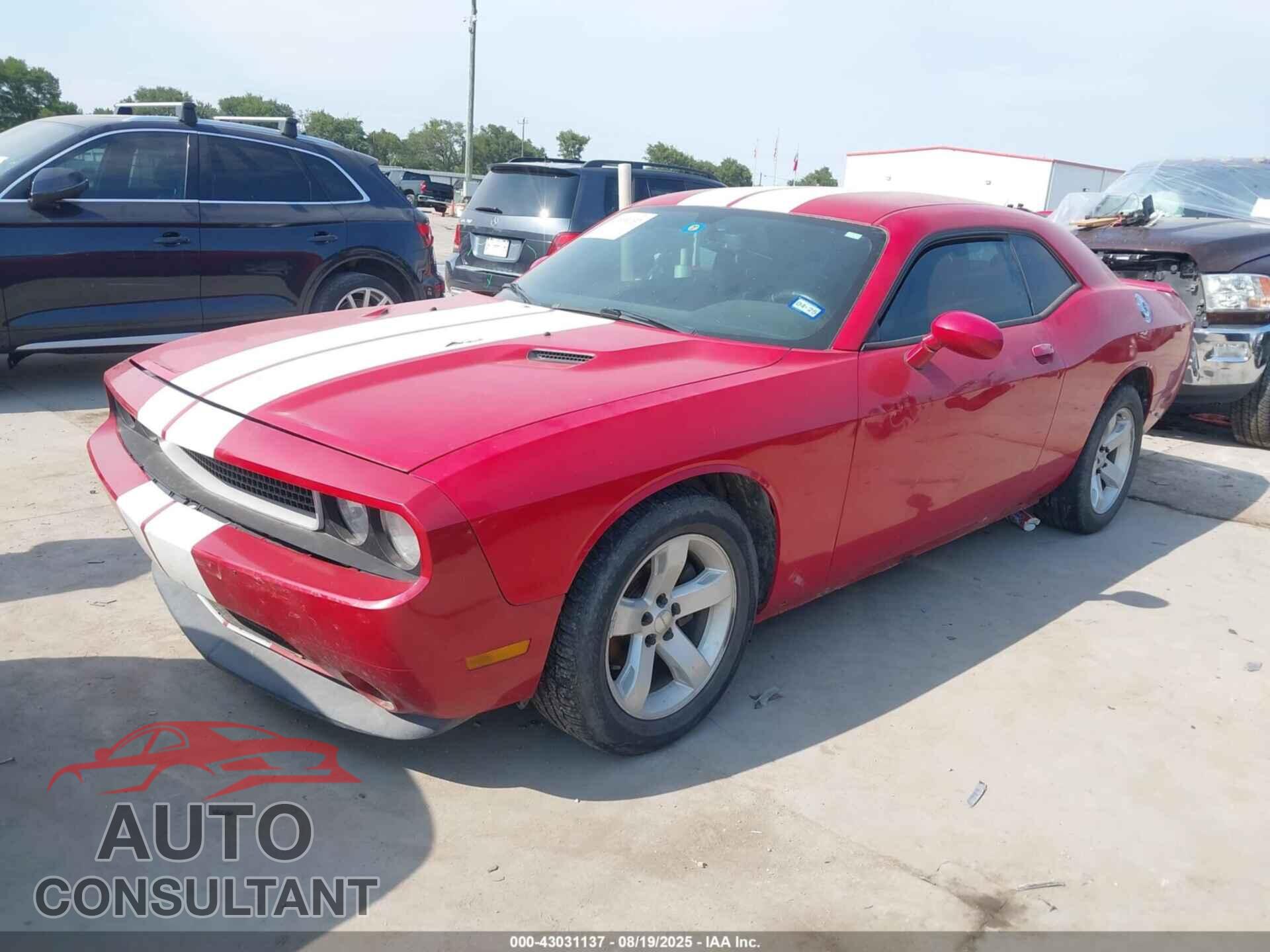 DODGE CHALLENGER 2012 - 2C3CDYAGXCH195654