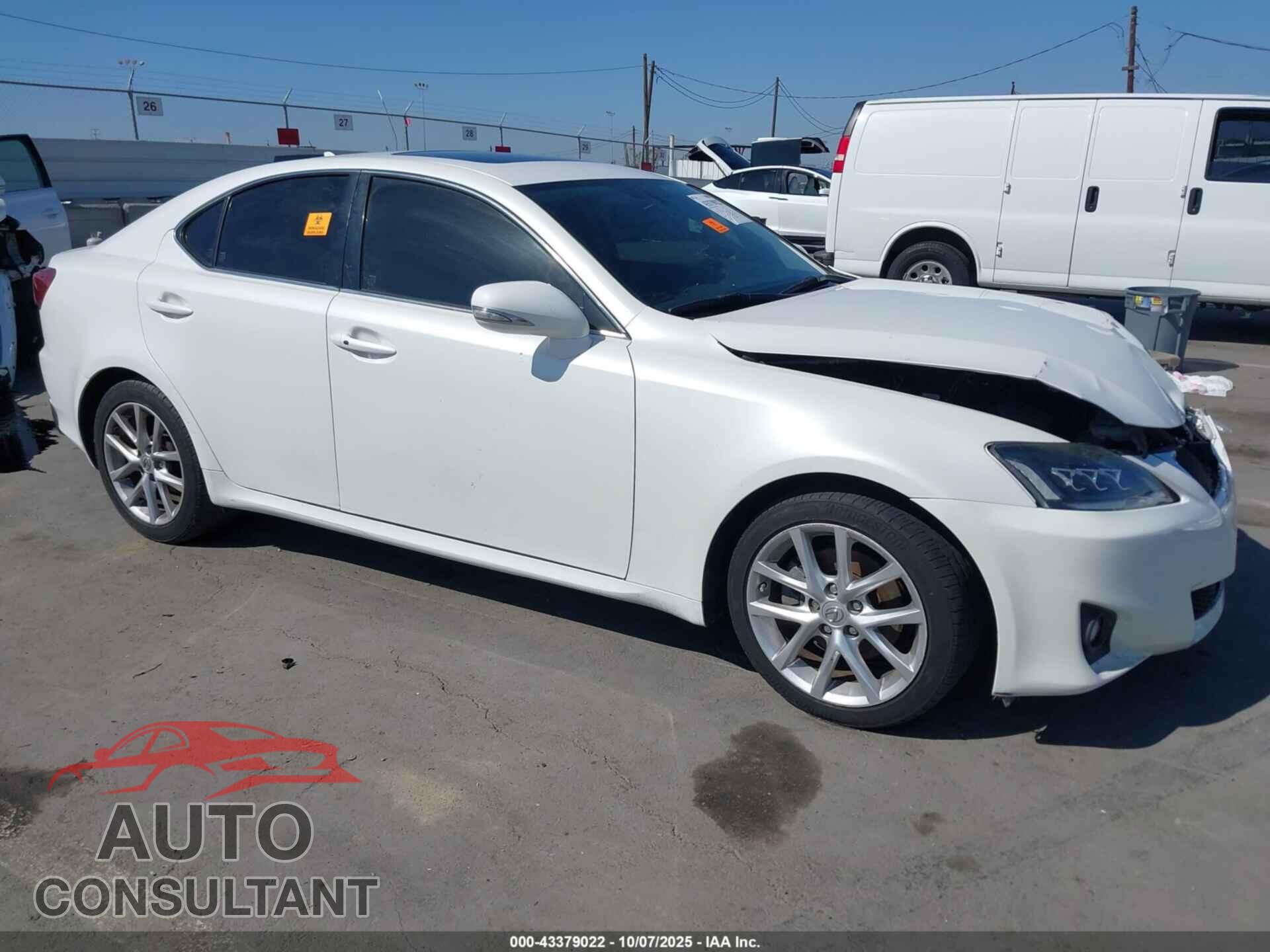 LEXUS IS 250 2012 - JTHBF5C2XC5157025