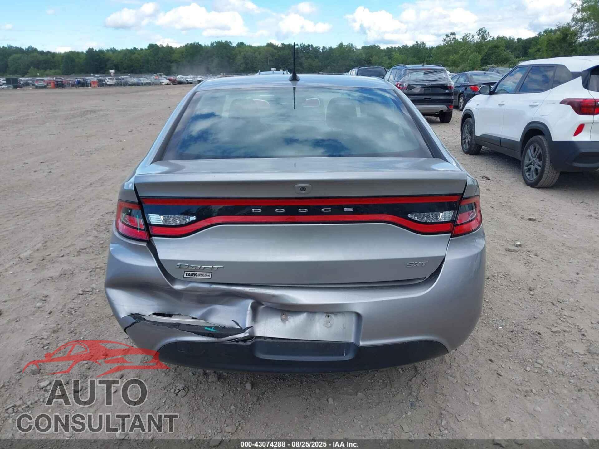 DODGE DART 2015 - 1C3CDFBB4FD144501