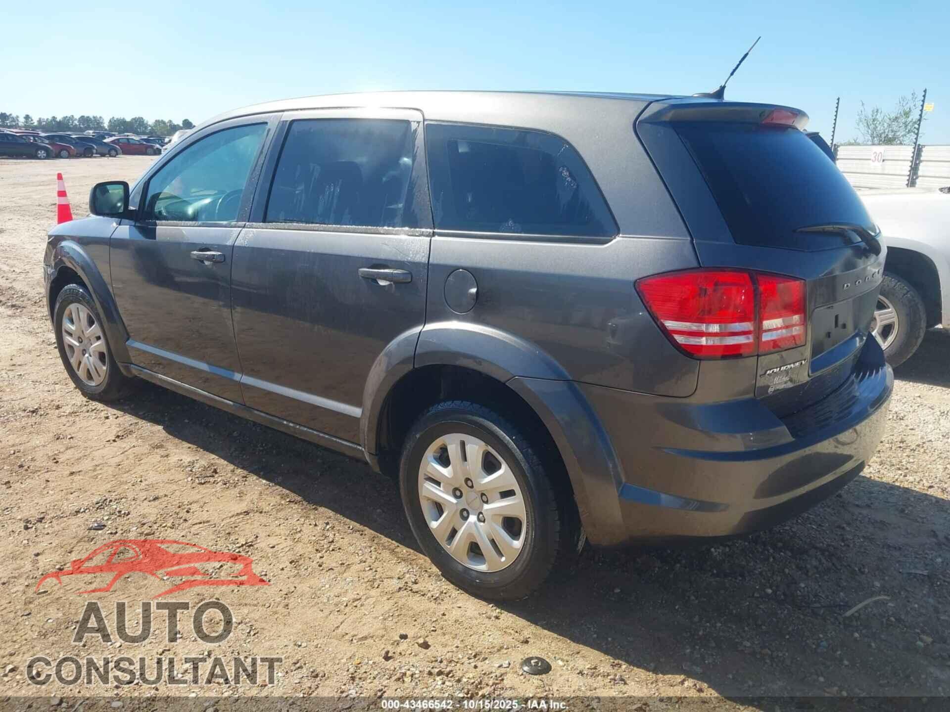 DODGE JOURNEY 2015 - 3C4PDCAB7FT618397