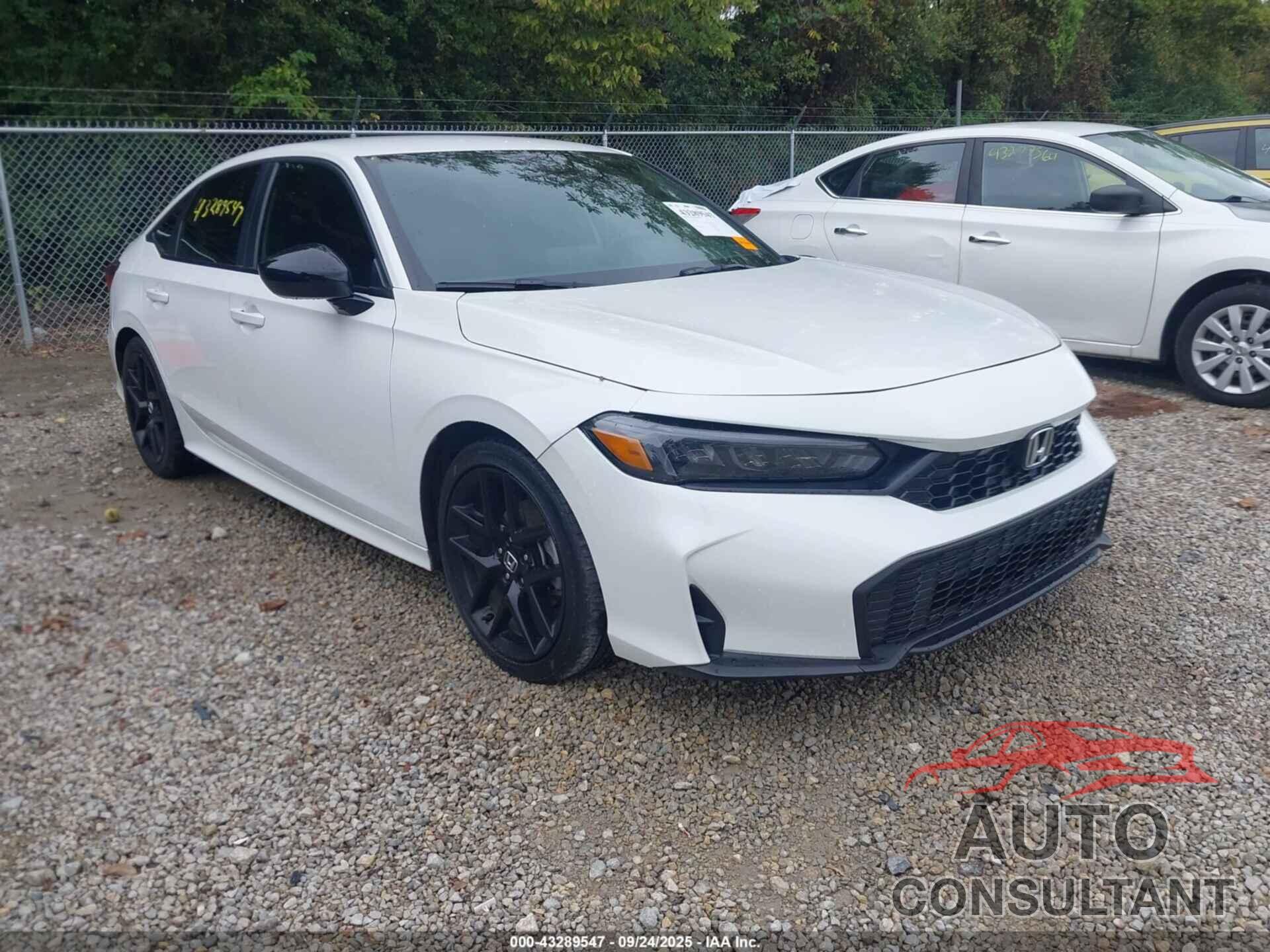 HONDA CIVIC 2025 - 2HGFE2F52SH523501