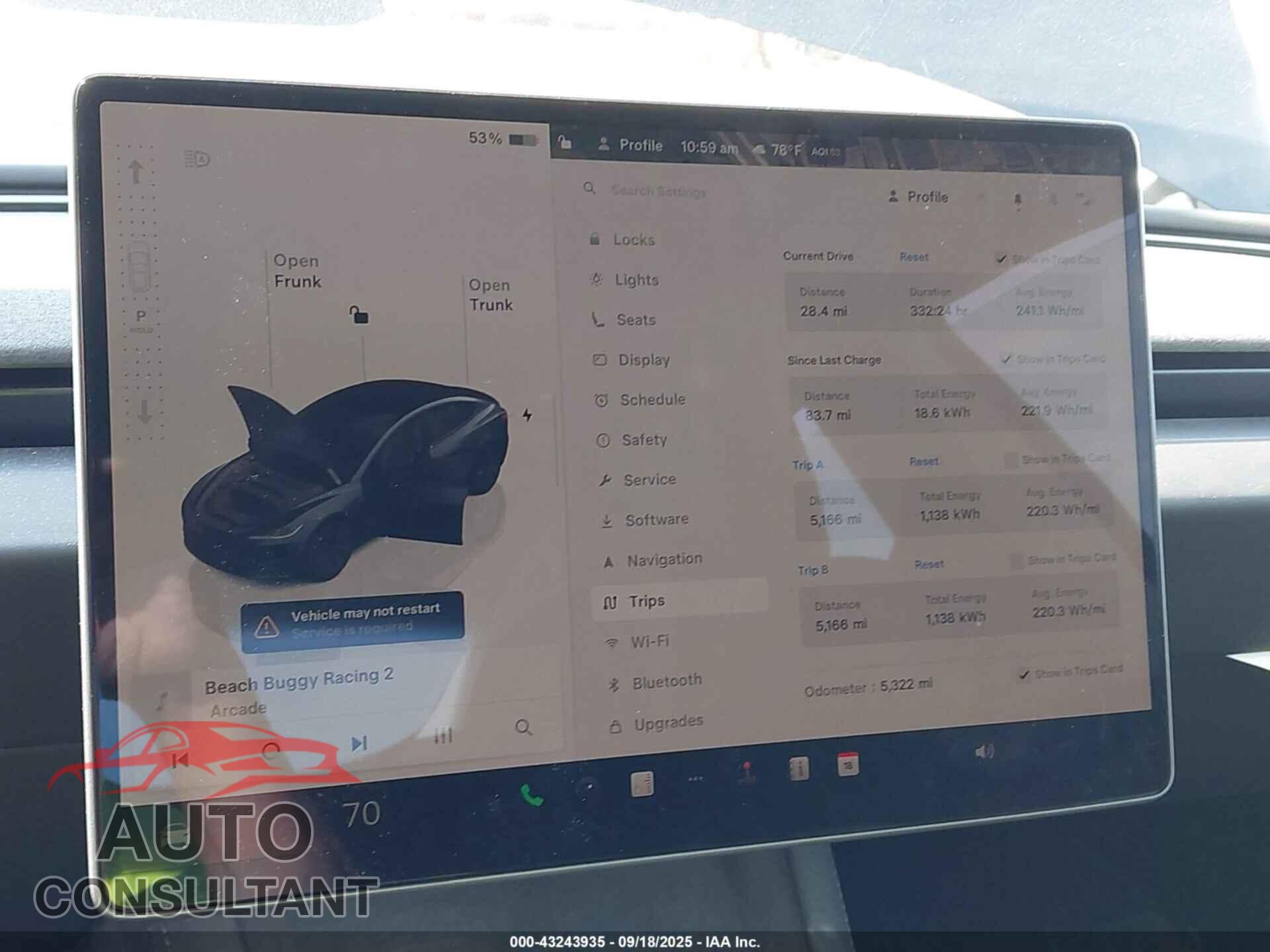 TESLA MODEL 3 2025 - 5YJ3E1EB6SF951502