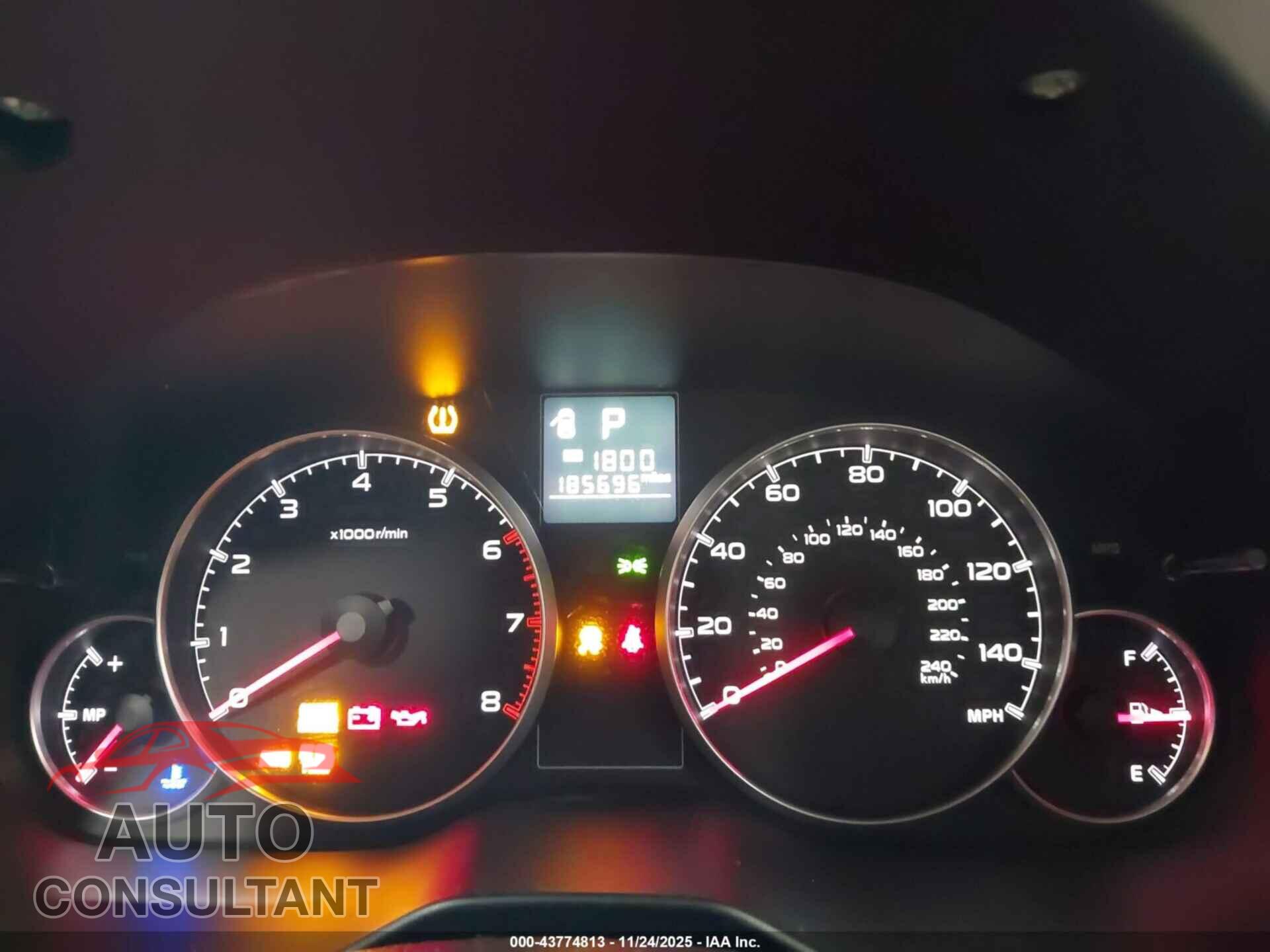 SUBARU OUTBACK 2013 - 4S4BRCGC3D3253944