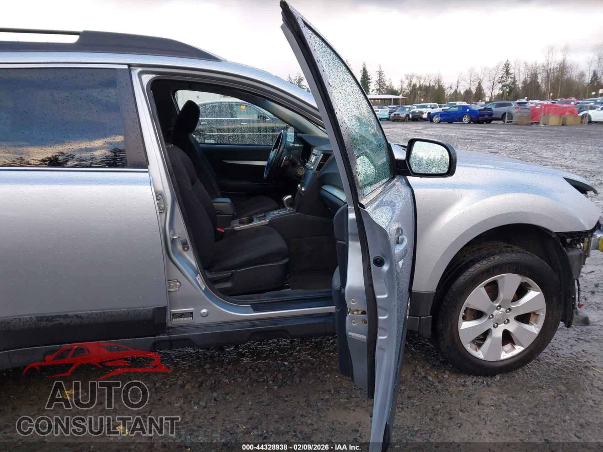 SUBARU OUTBACK 2012 - 4S4BRBCC6C3216997