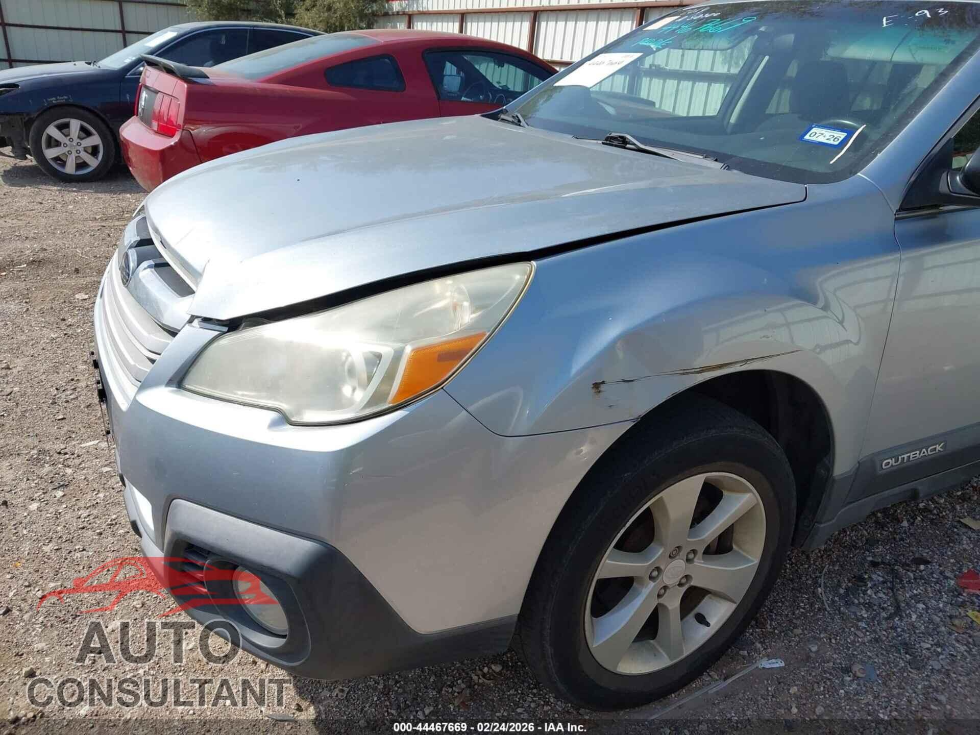 SUBARU OUTBACK 2014 - 4S4BRBCC4E3316633