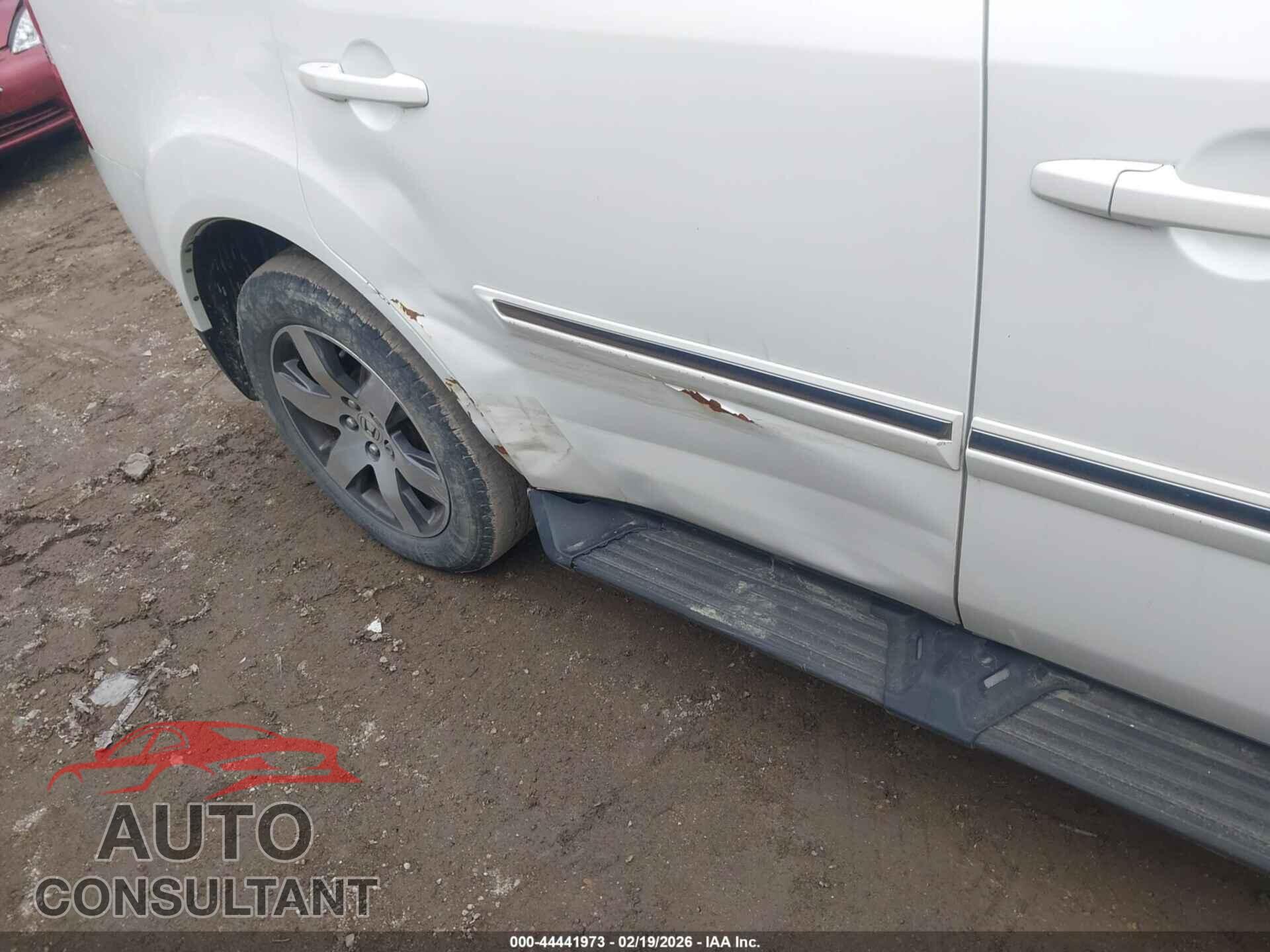 HONDA PILOT 2012 - 5FNYF4H96CB064237