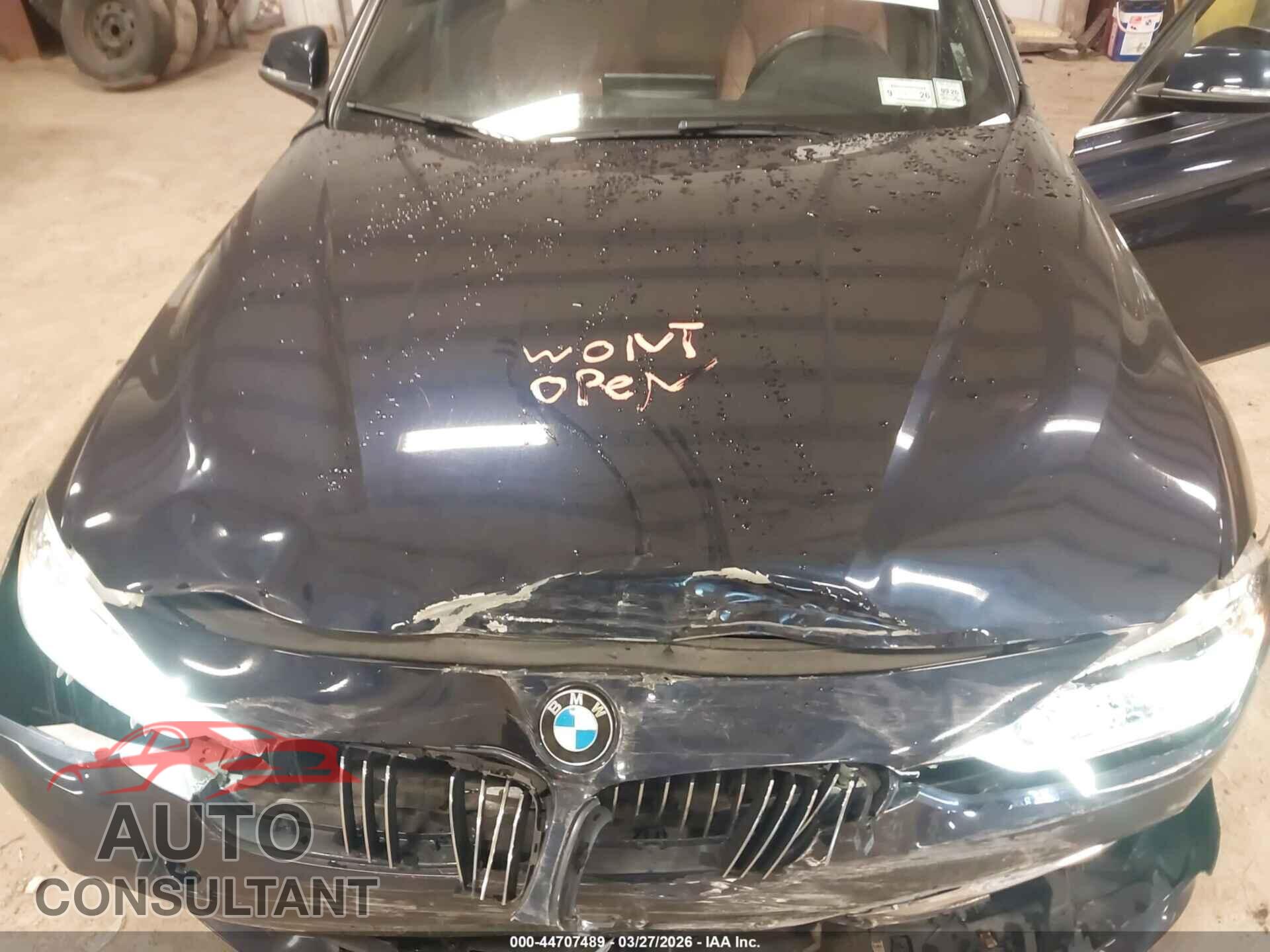 BMW 328I 2016 - WBA8E3G54GNU38490