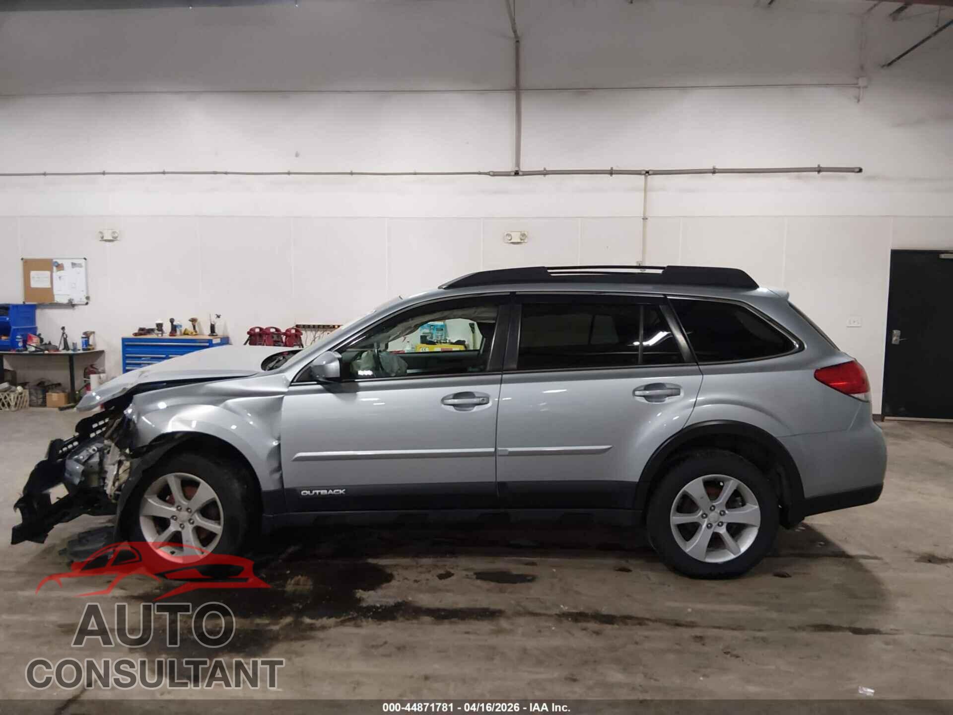 SUBARU OUTBACK 2014 - 4S4BRBCC2E3308501