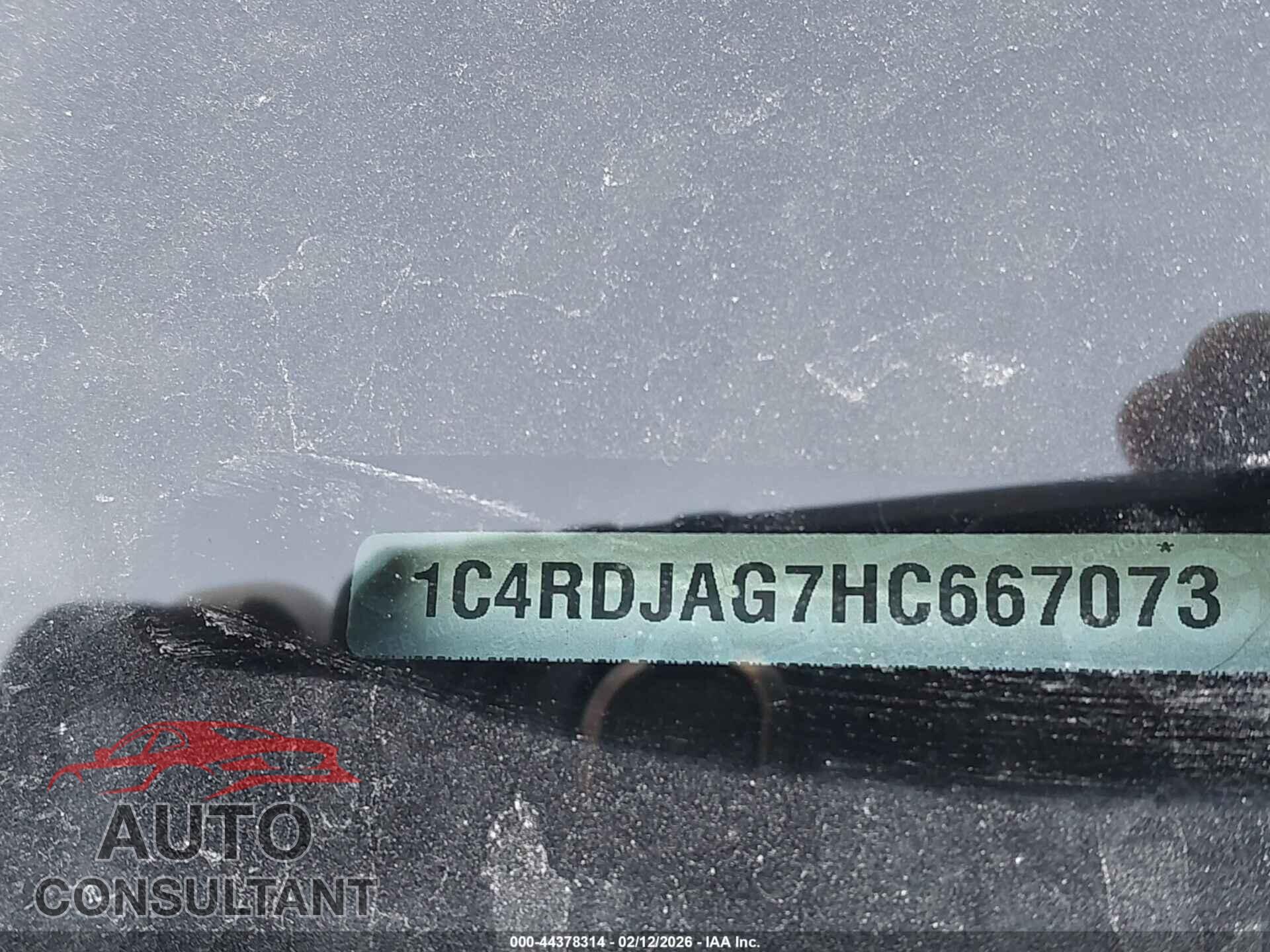 DODGE DURANGO 2017 - 1C4RDJAG7HC667073