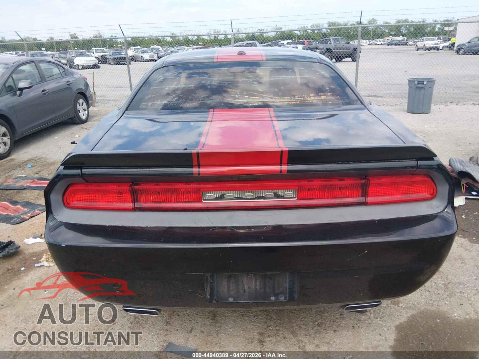 DODGE CHALLENGER 2012 - 2C3CDYAG4CH268873