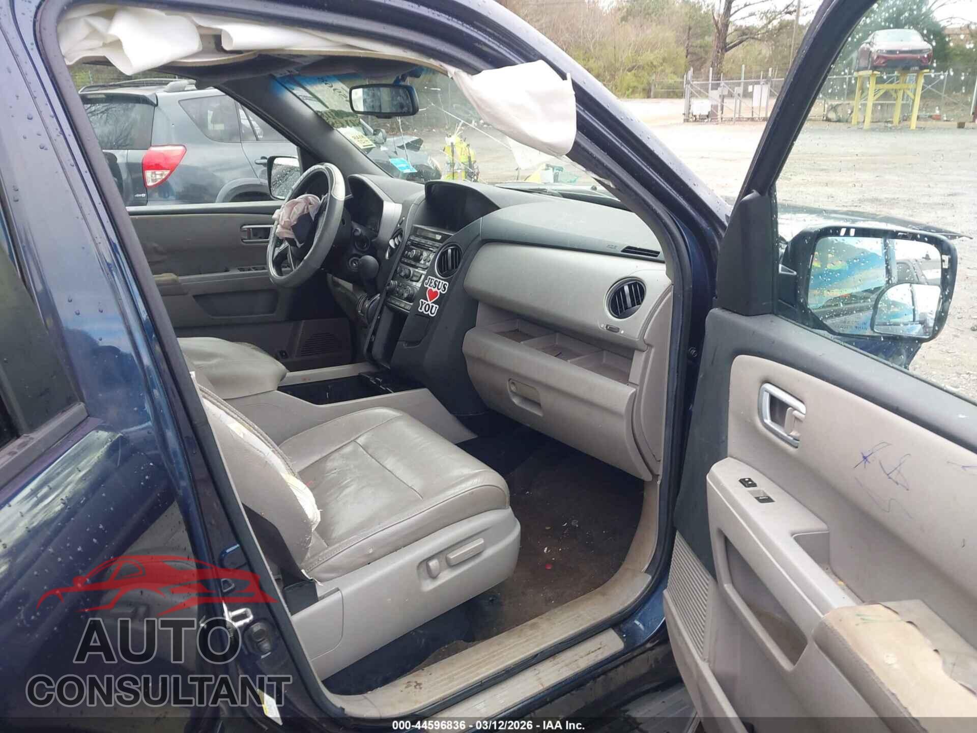 HONDA PILOT 2012 - 5FNYF3H59CB029599