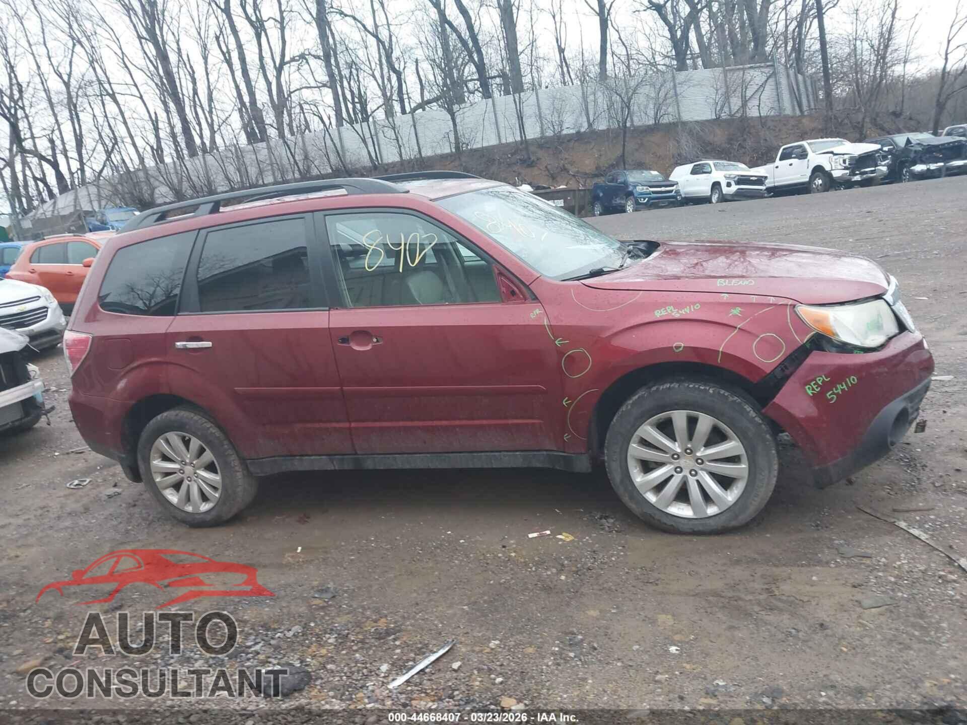 SUBARU FORESTER 2012 - JF2SHAEC4CH412973