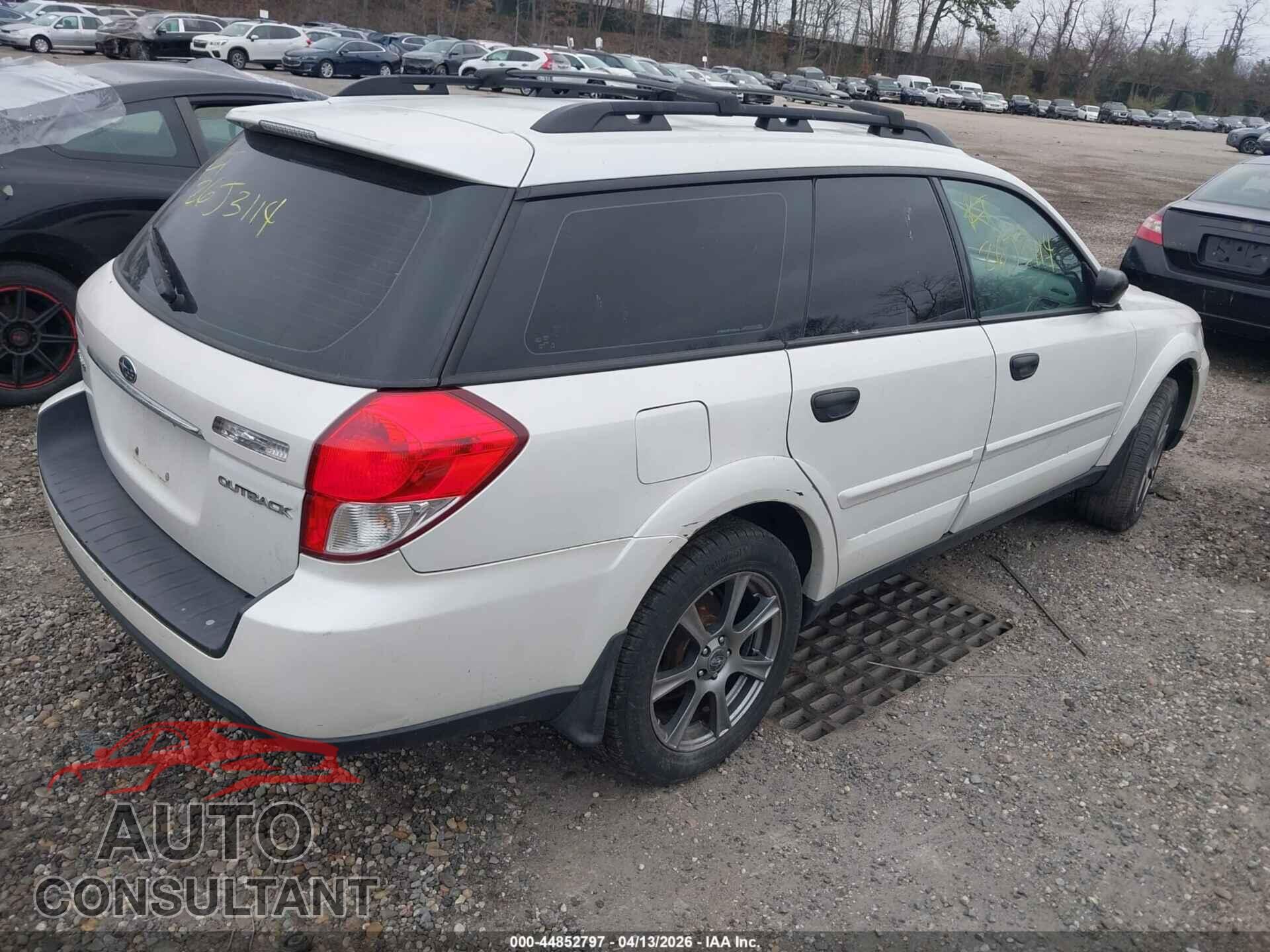 SUBARU OUTBACK 2009 - 4S4BP61C897347320