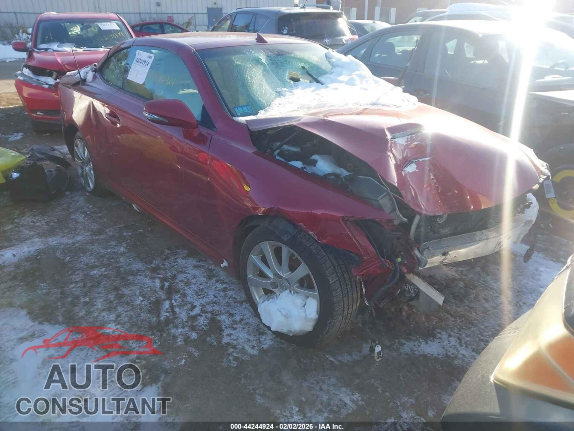 LEXUS IS 250C 2010 - JTHFF2C23A2506377