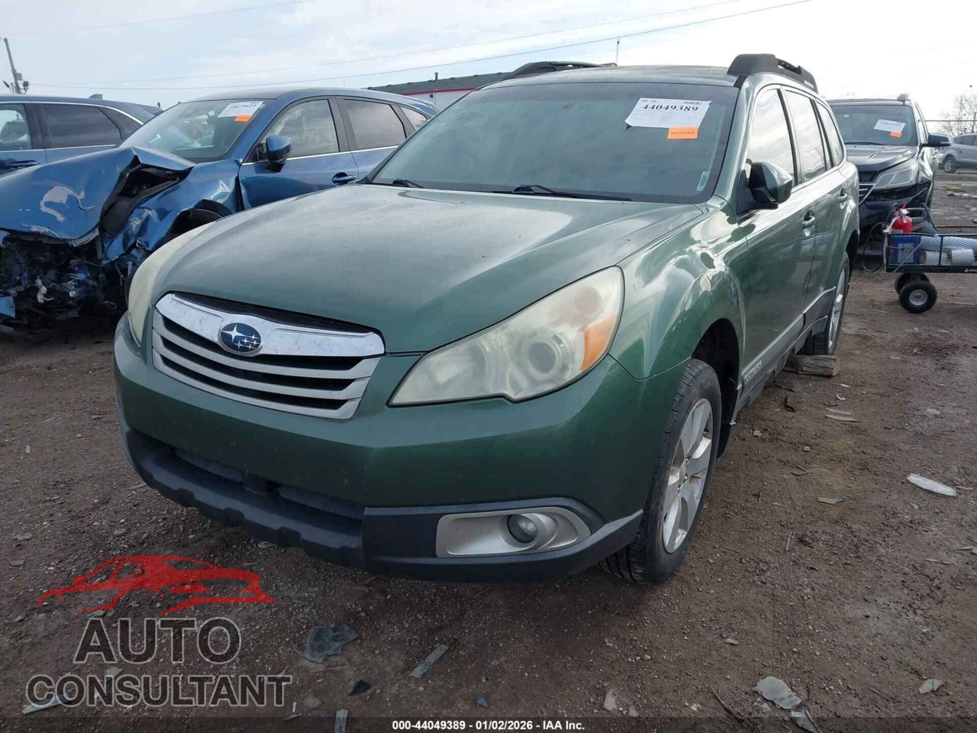 SUBARU OUTBACK 2011 - 4S4BRCCC4B3334230