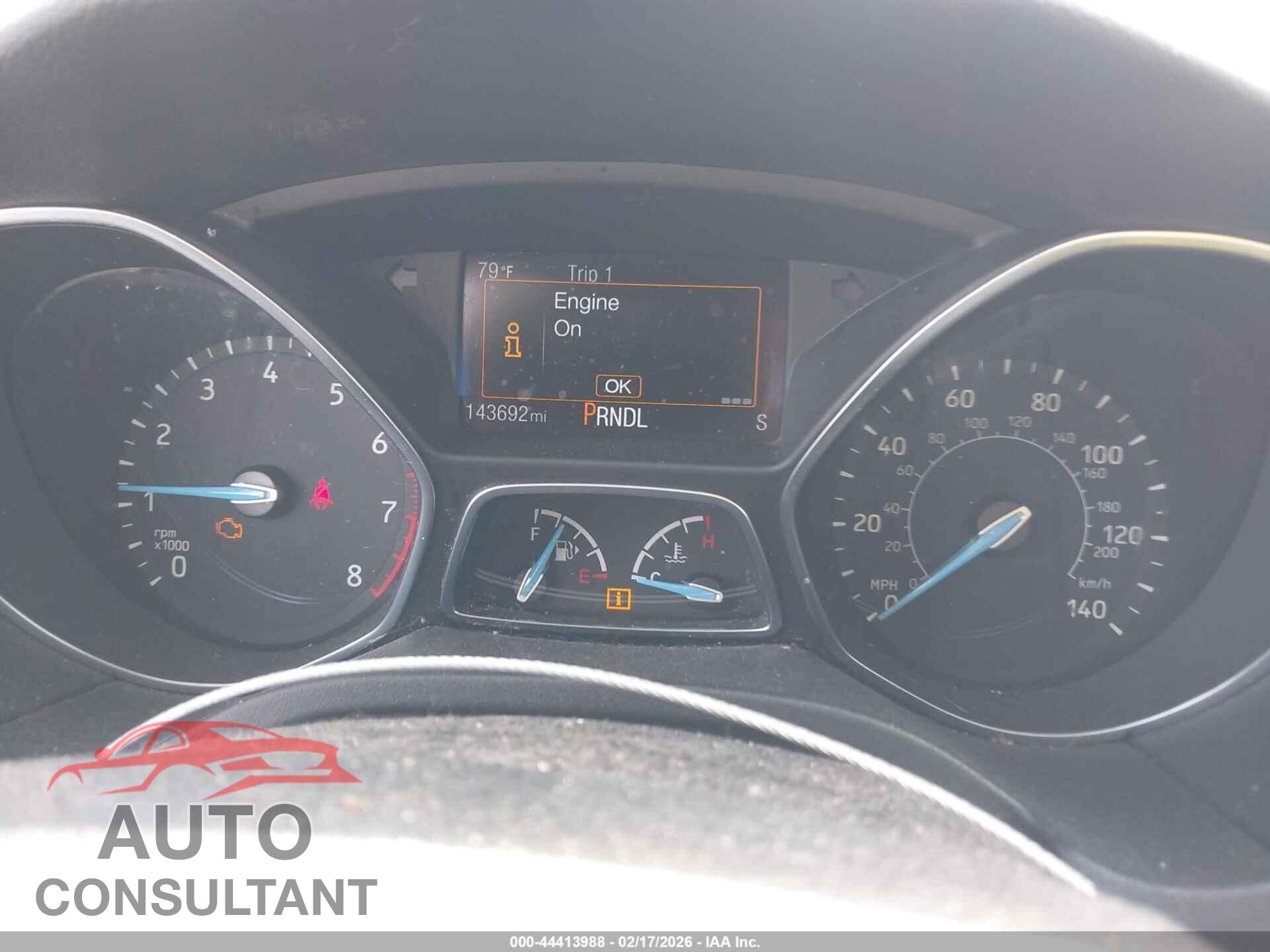 FORD FOCUS 2017 - 1FADP3K20HL218422