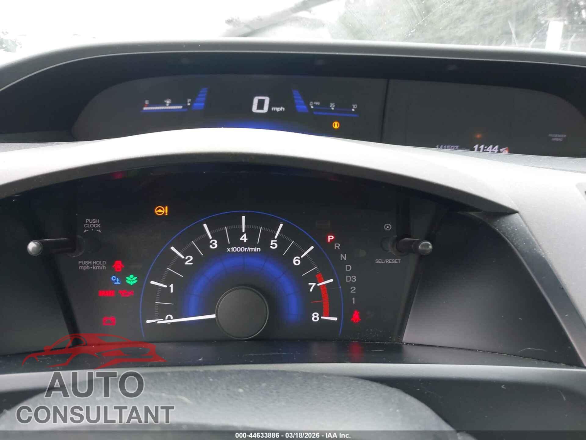 HONDA CIVIC 2012 - JHMFB2F54CS005454