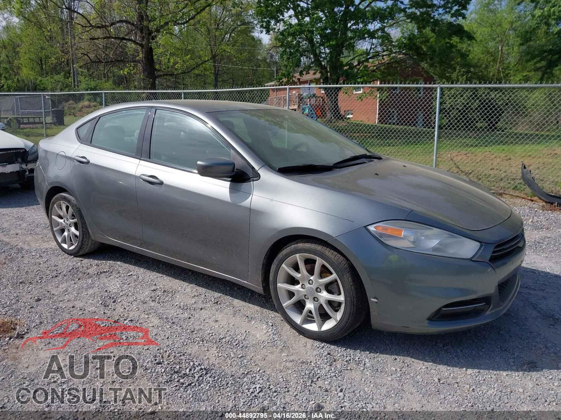 DODGE DART 2013 - 1C3CDFBA3DD708126