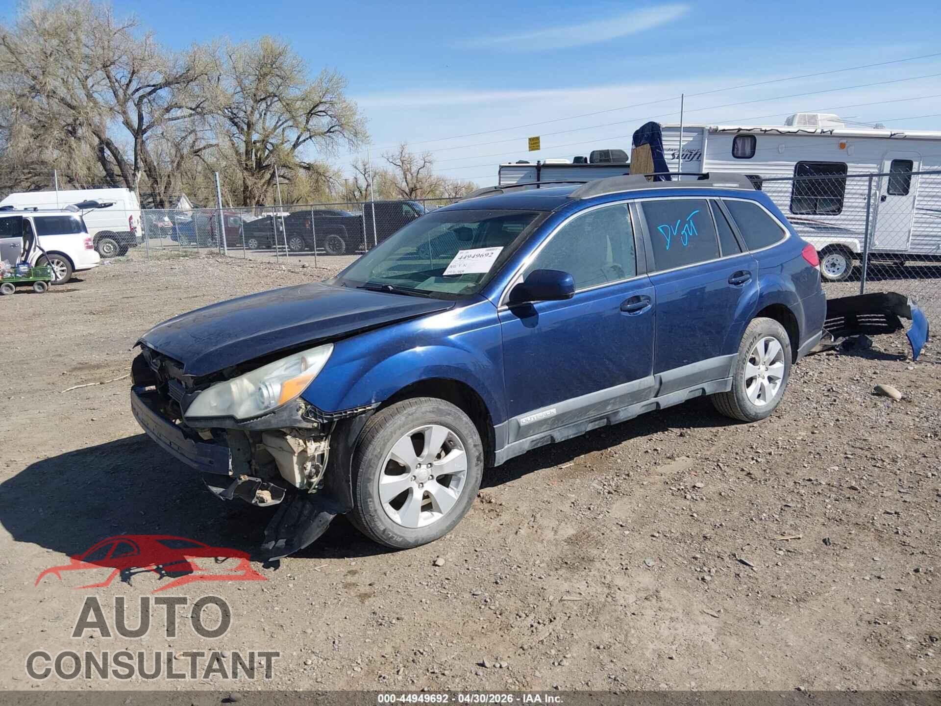 SUBARU OUTBACK 2010 - 4S4BRCKC8A3360488