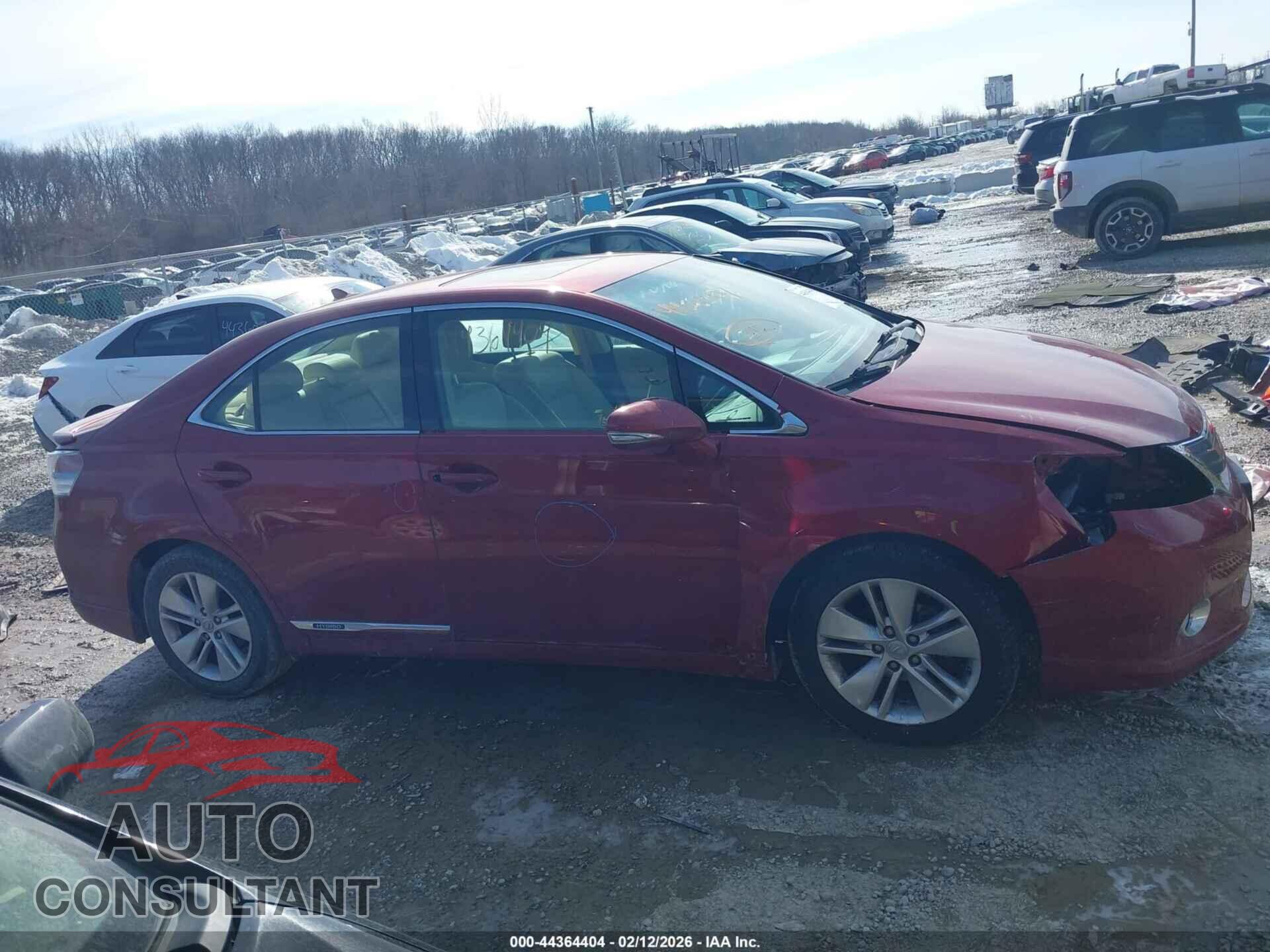 LEXUS HS 250H 2010 - JTHBB1BA4A2019797