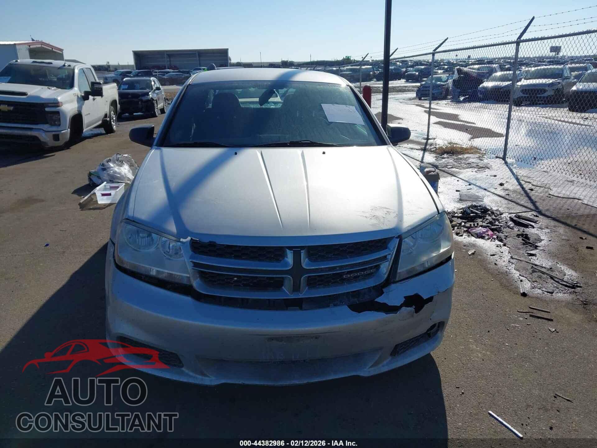 DODGE AVENGER 2011 - 1B3BD4FB0BN546625