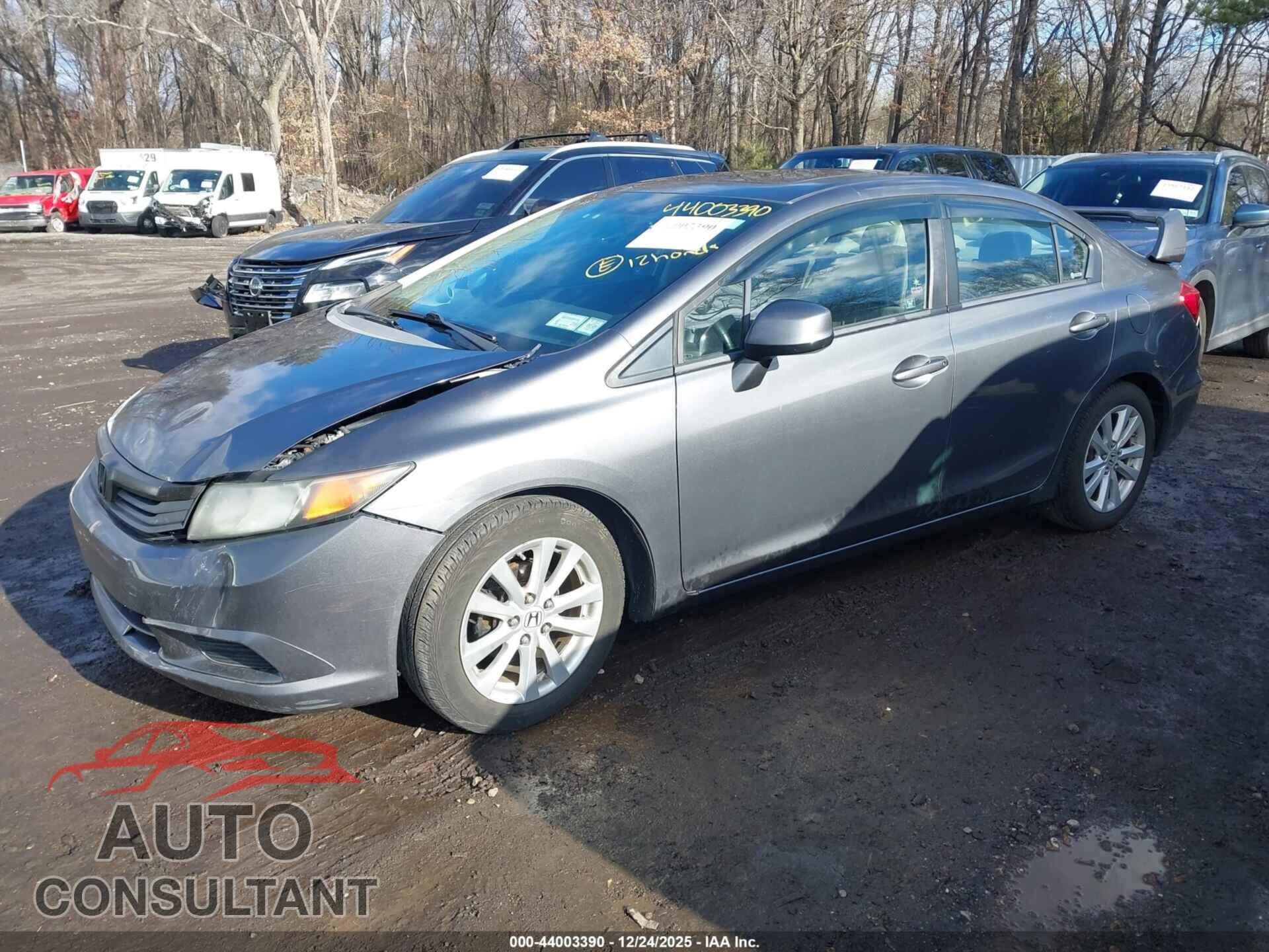 HONDA CIVIC 2012 - 19XFB2F94CE343184