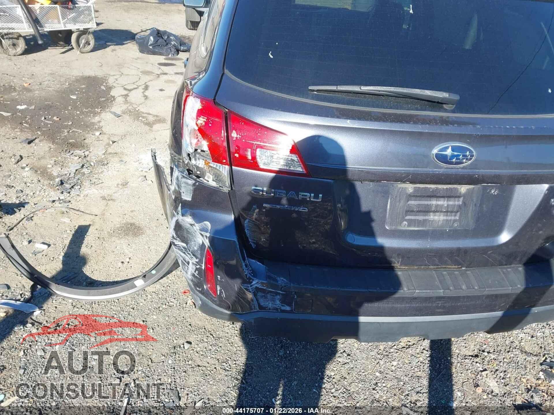 SUBARU OUTBACK 2011 - 4S4BRBLC2B3443263