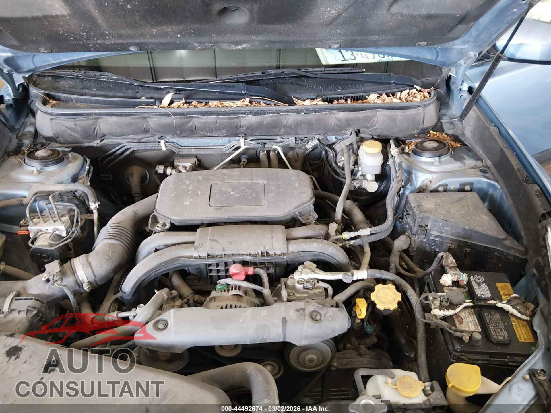 SUBARU OUTBACK 2011 - 4S4BRBBC8B3370482
