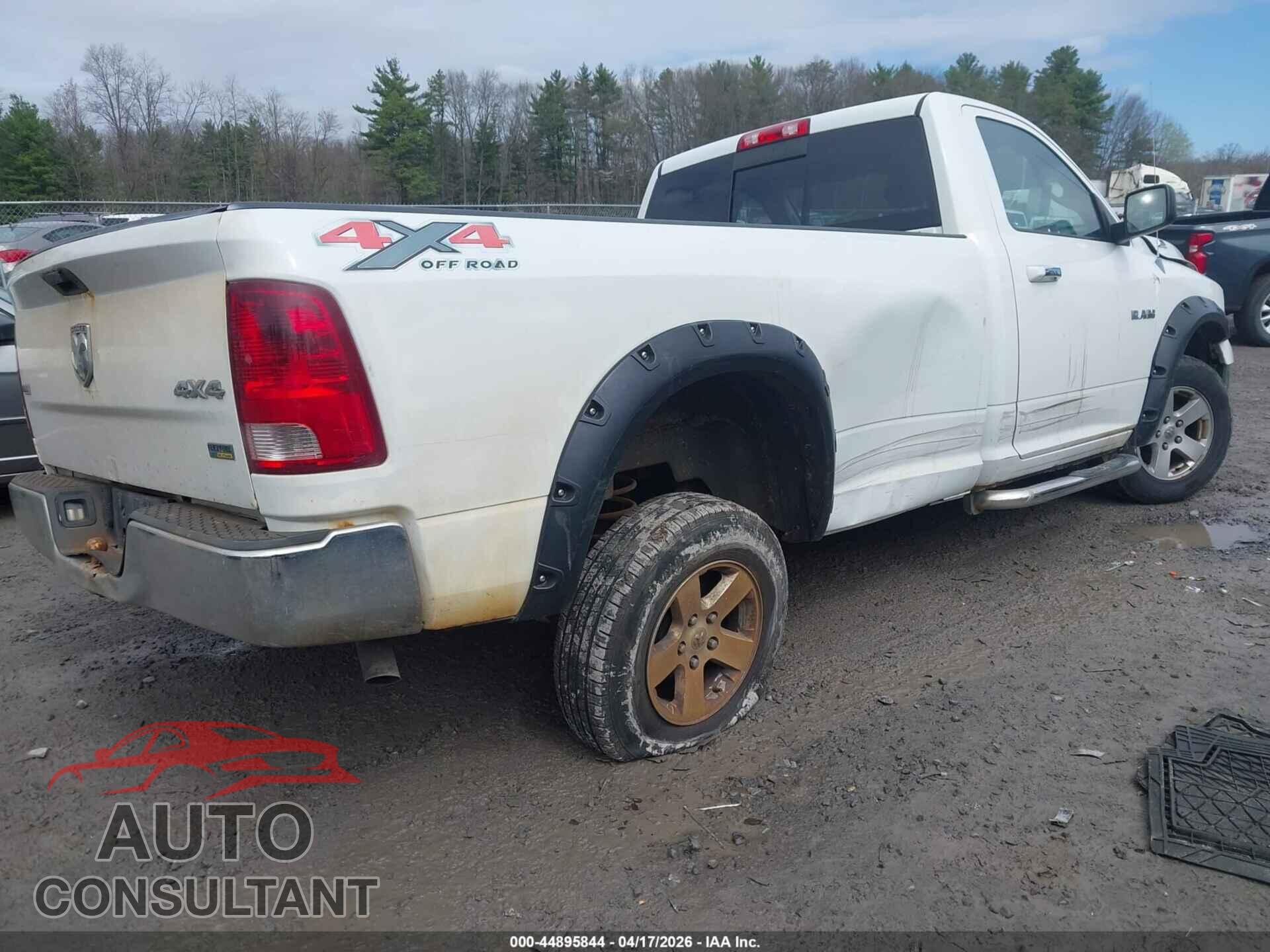 DODGE RAM 1500 2010 - 3D7JV1EP3AG160331