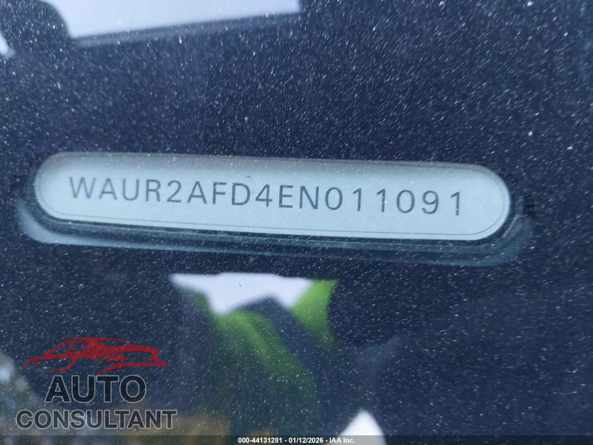 AUDI A8 L 2014 - WAUR2AFD4EN011091