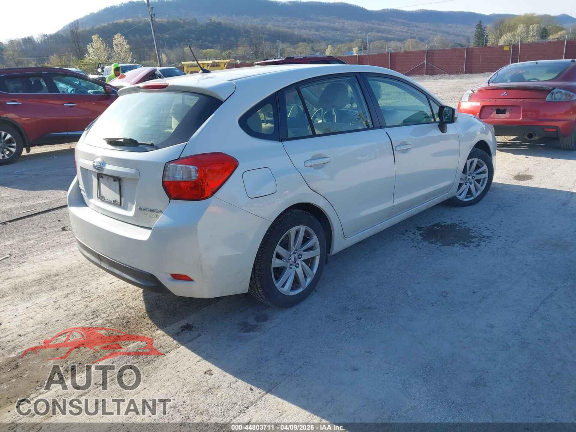 SUBARU IMPREZA 2015 - JF1GPAC63FH257234