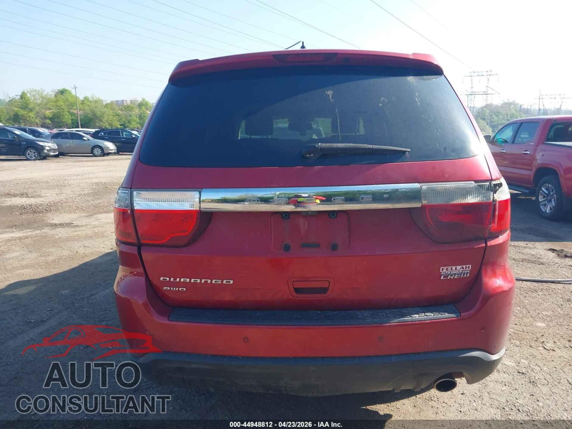 DODGE DURANGO 2011 - 1D4RE4GG5BC639501