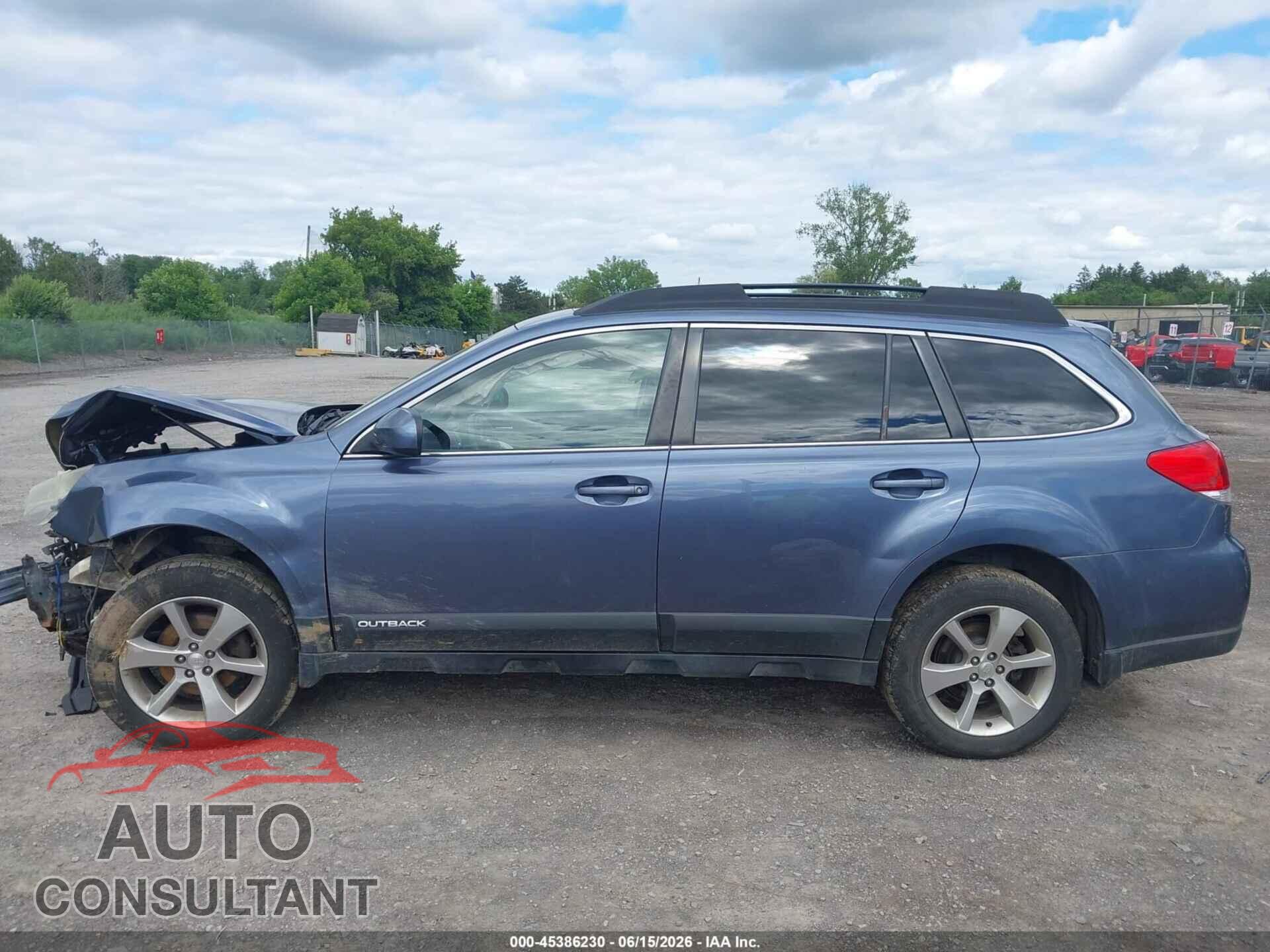 SUBARU OUTBACK 2014 - 4S4BRBLC4E3323369