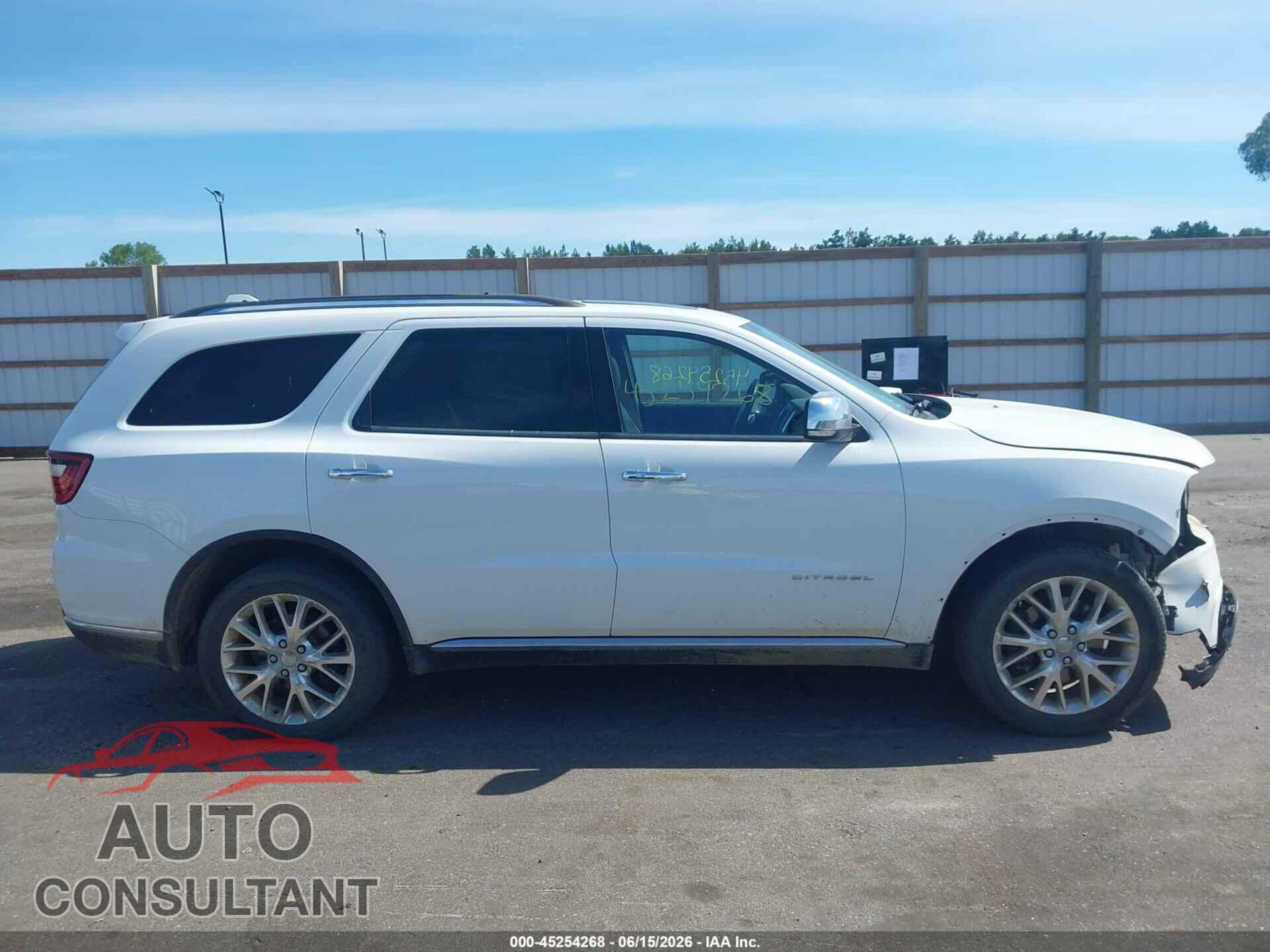 DODGE DURANGO 2015 - 1C4RDJEG1FC896811