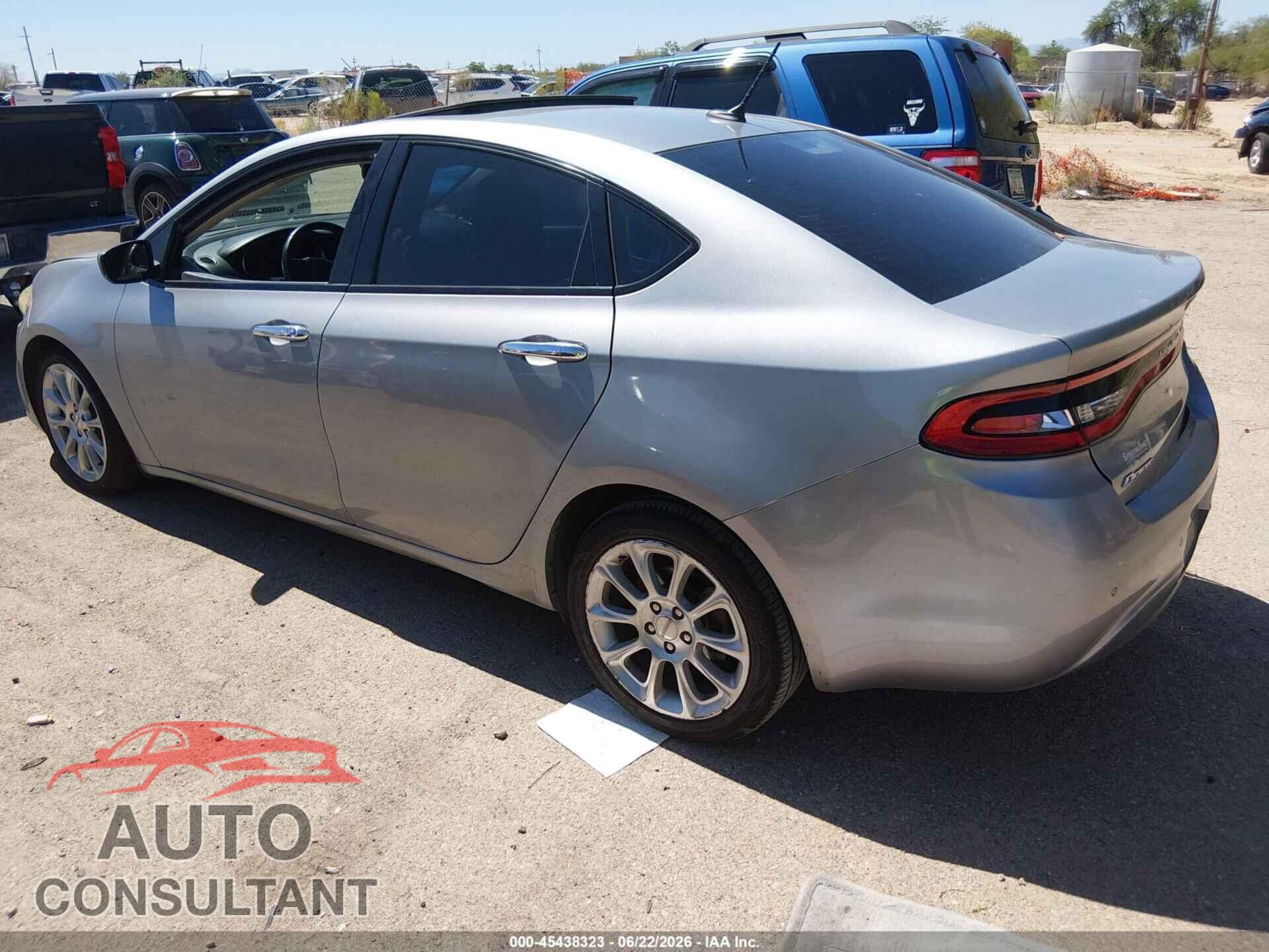 DODGE DART 2014 - 1C3CDFCB3ED791789