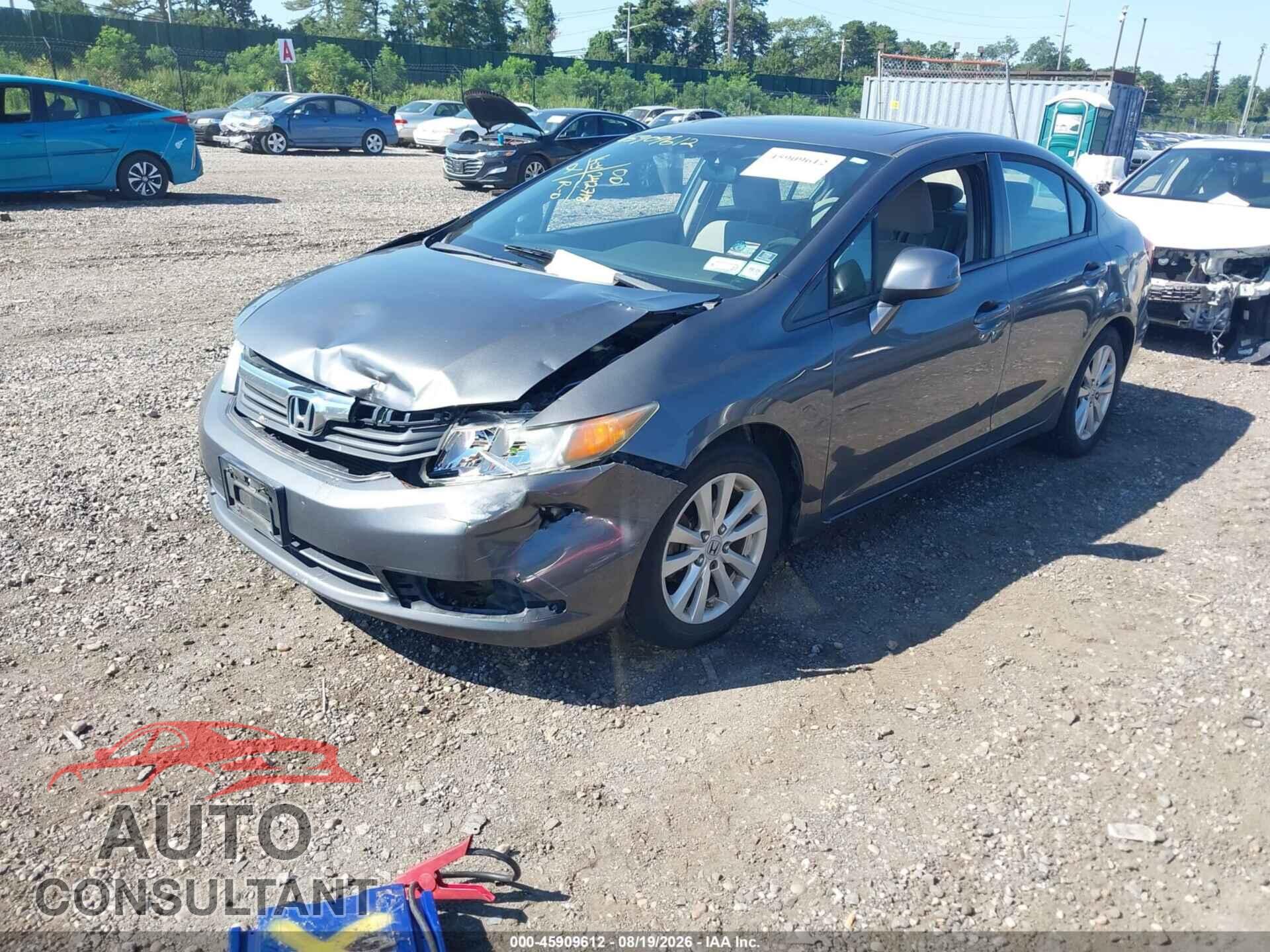 HONDA CIVIC 2012 - 19XFB2F82CE315925