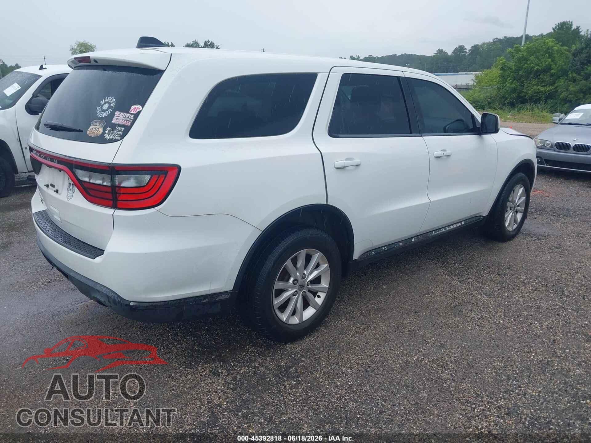 DODGE DURANGO 2019 - 1C4RDJAG9KC557665