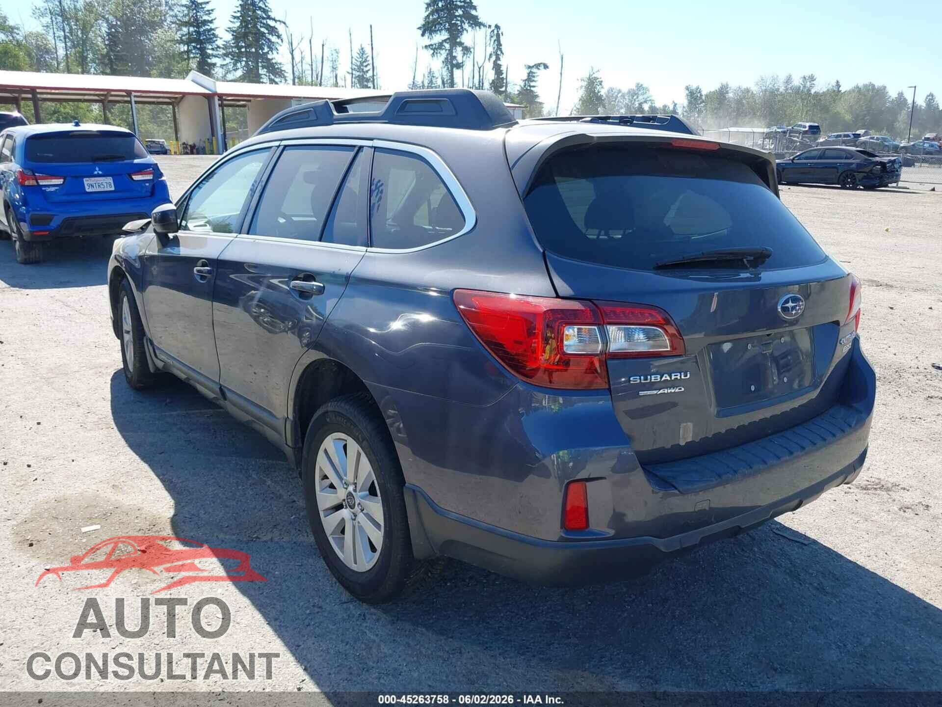 SUBARU OUTBACK 2015 - 4S4BSADC2F3222829