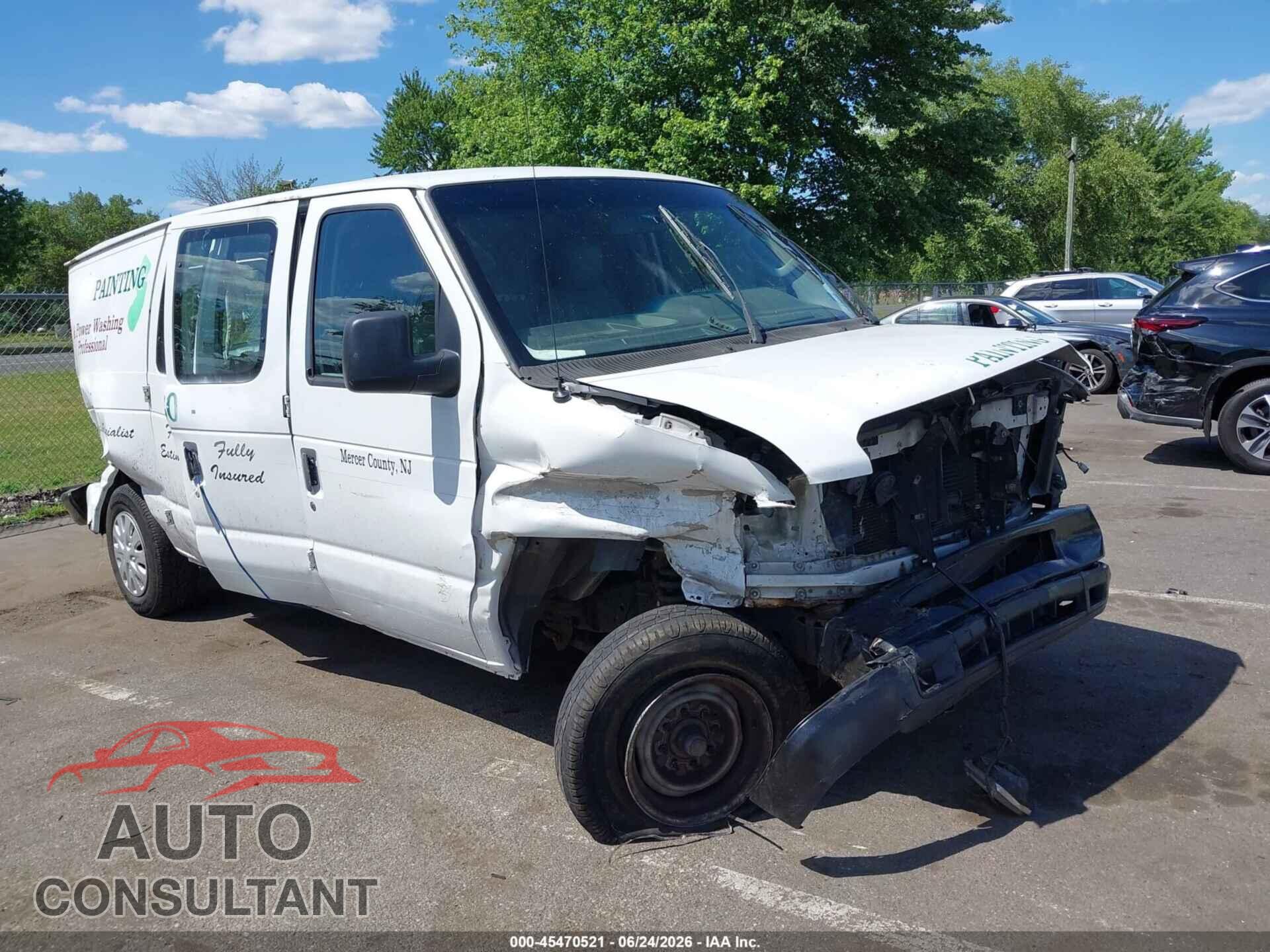 FORD E-150 2009 - 1FTNE14W09DA13333