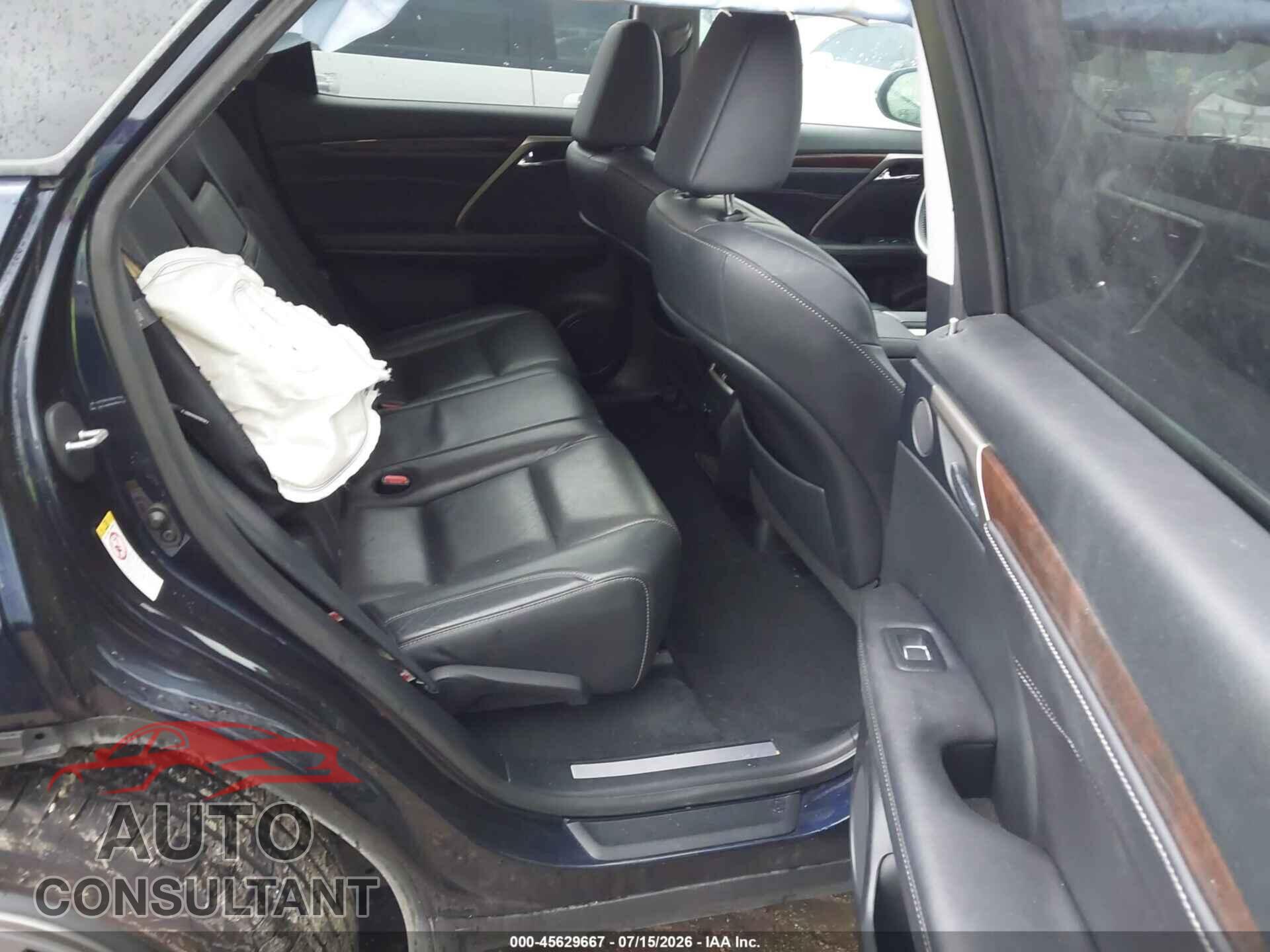 LEXUS RX 2017 - 2T2BZMCA1HC110854